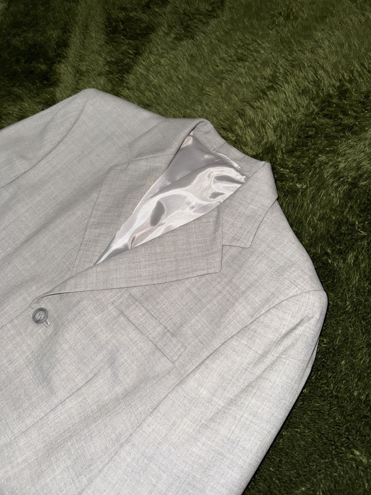 J. Press J.Press New Wool Classic-Fit Blazer Jacket – Light Grey Size 40R - 2 Thumbnail