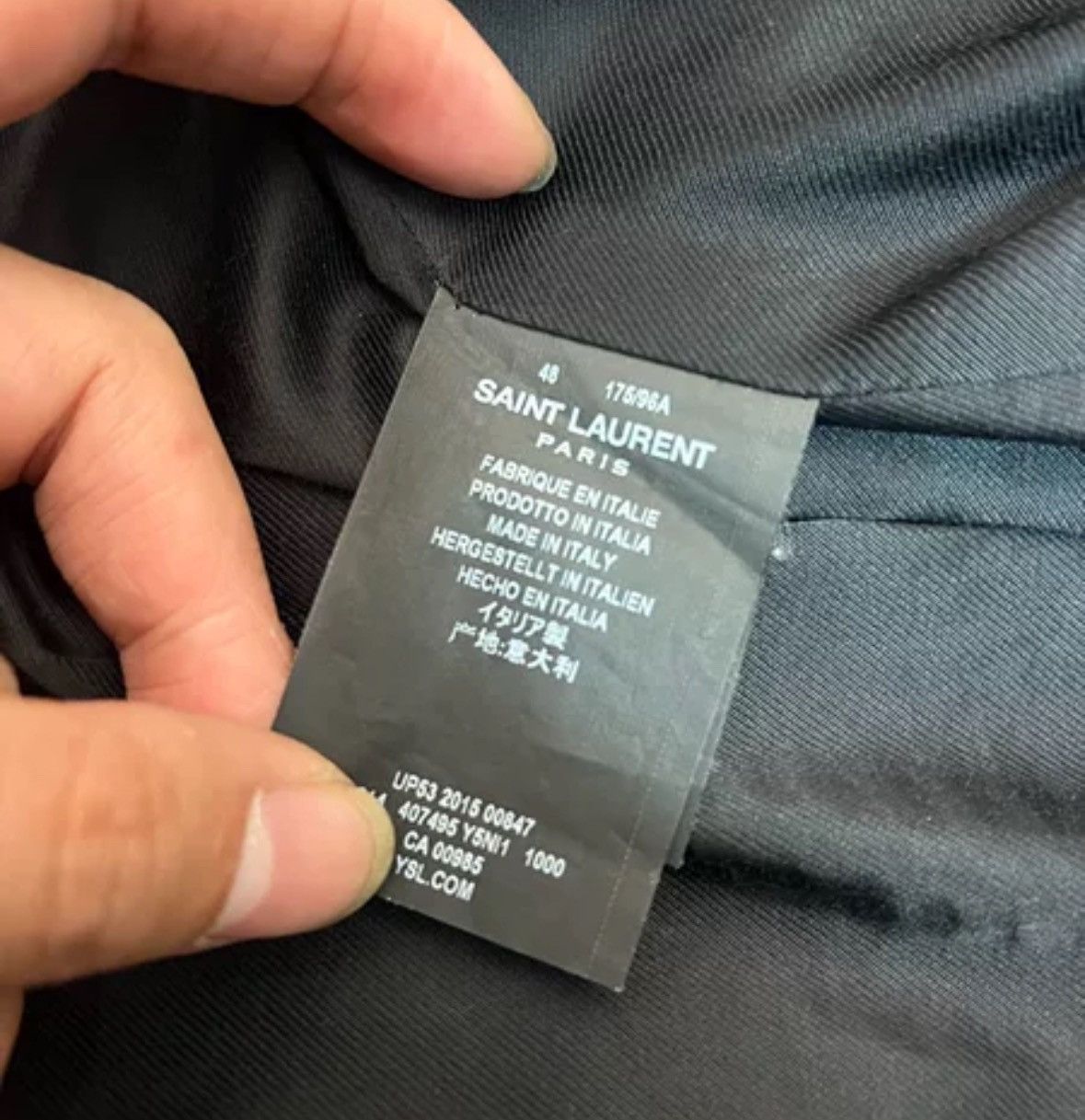 Saint Laurent Paris × Yves Saint Laurent Saint Laurent SLP Authentic 16 Motorcycle Leather Jacket Size US M / EU 48-50 / 2 - 5 Thumbnail