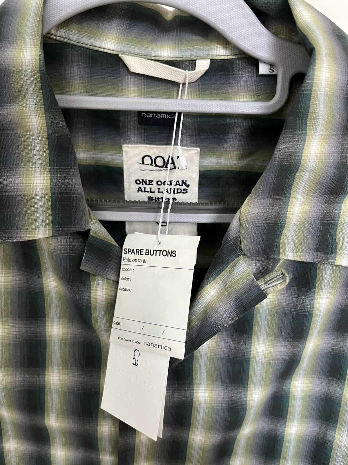 Nanamica Open collar wind shirt Size US S / EU 44-46 / 1 - 2 Thumbnail
