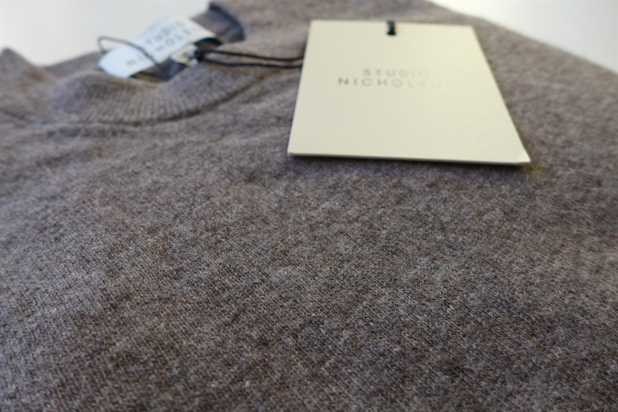 Studio Nicholson Studio Nicholson Fisherman Rib Sweater - Graphite Wool Size US S / EU 44-46 / 1 - 5 Thumbnail