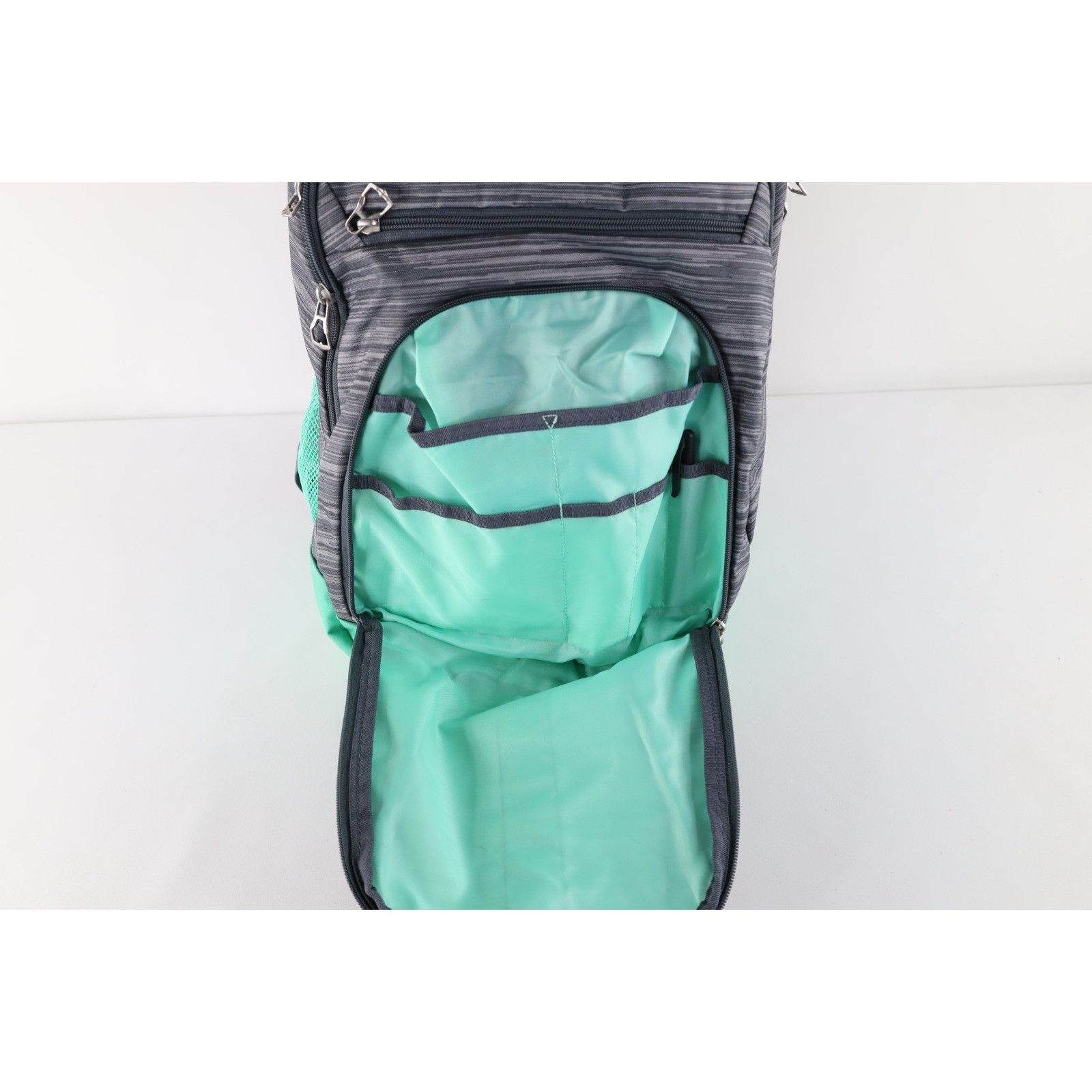 Adidas Vintage Adidas Spell Out Striped Loadspring Backpack Bag Size ONE SIZE - 12 Thumbnail