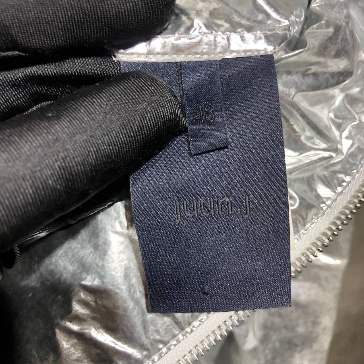 Juun.J Juun.J Silver Foil Bomber jacket Size US M / EU 48-50 / 2 - 18 Thumbnail