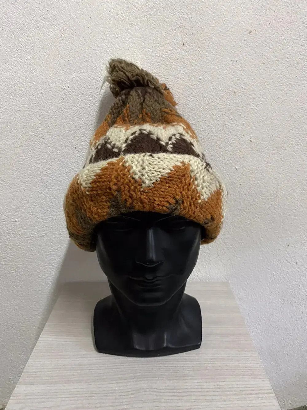 Japanese Brand × Kapital × Vintage Japanese Brand CL Knit Beanie Hat Size ONE SIZE - 3 Thumbnail