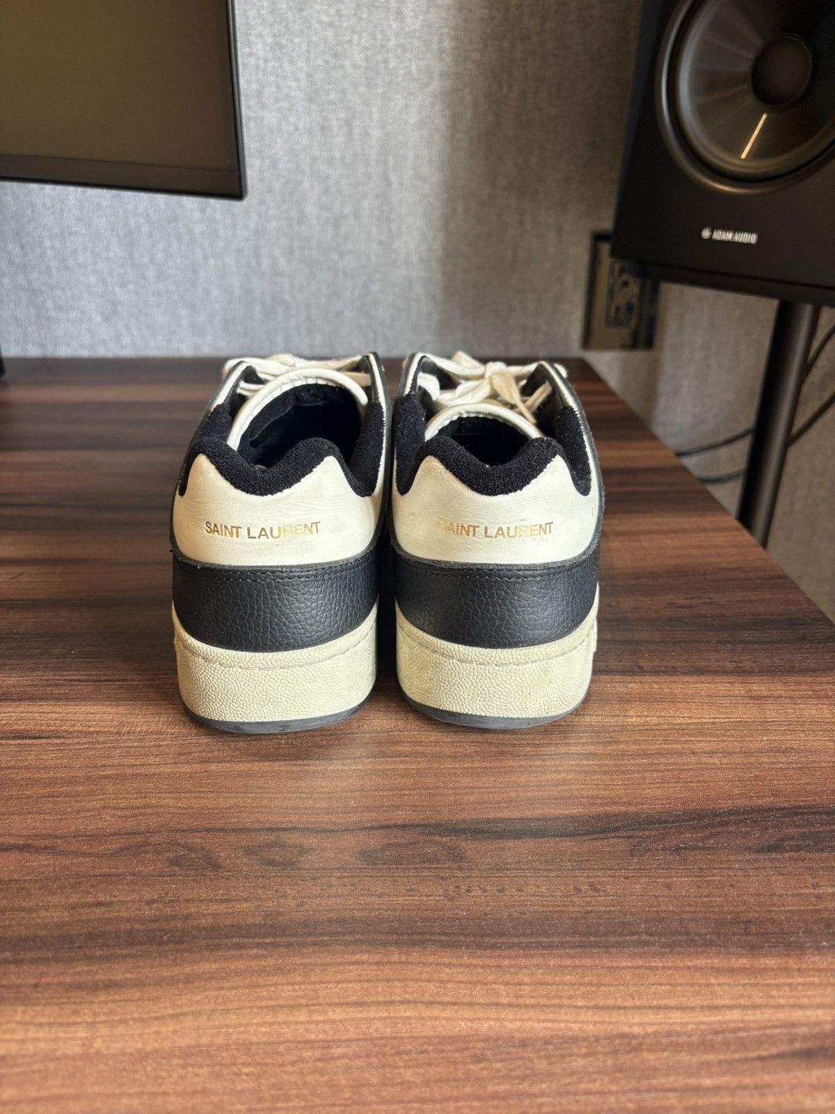 Saint Laurent Paris Saint Laurent SL/61 Black Size US 13 / EU 46 - 3 Thumbnail