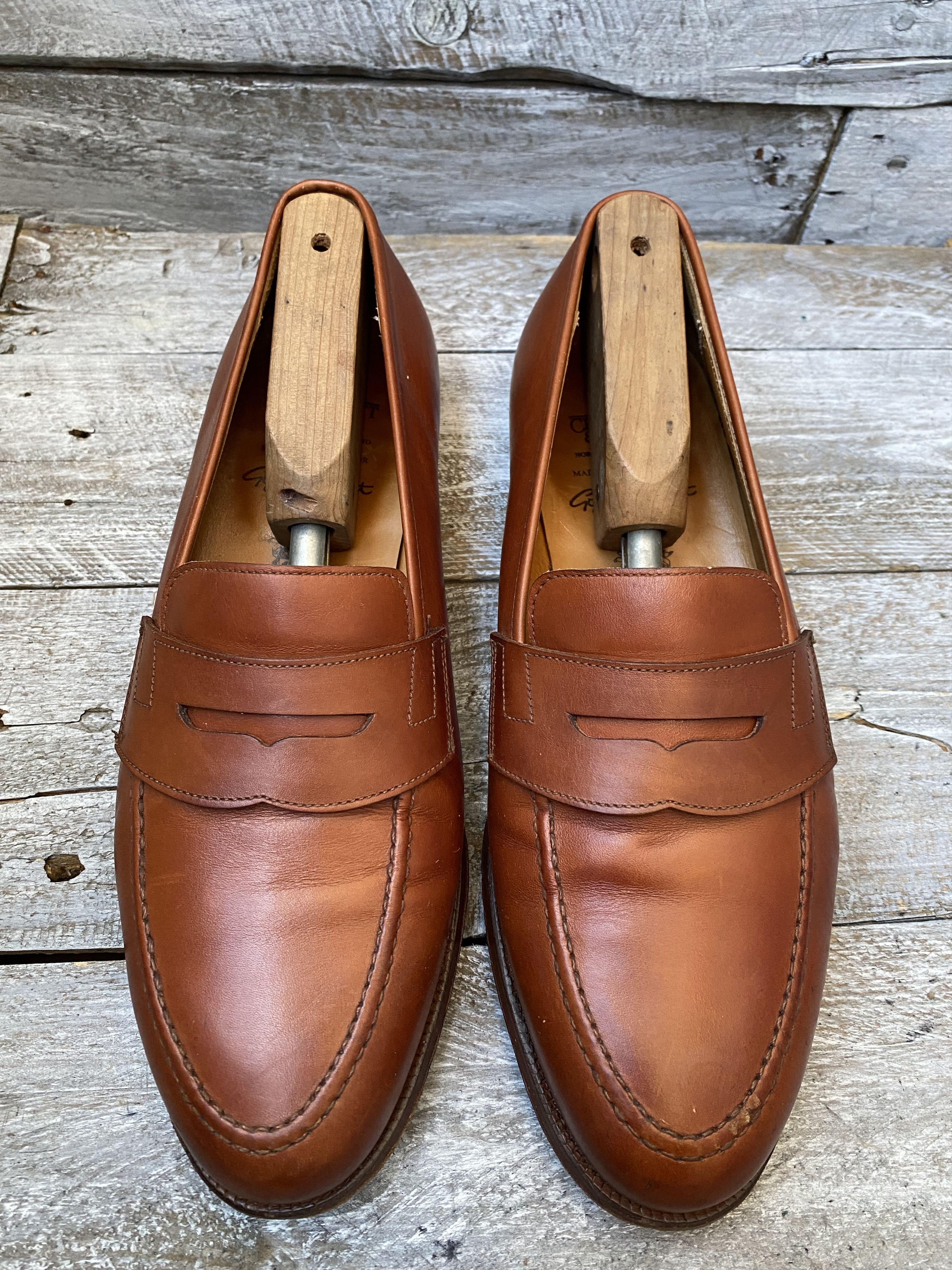 Crockett & Jones Crockett and jones brown penny loafers Uk 9G Size US 10 / EU 43 - 1 Thumbnail