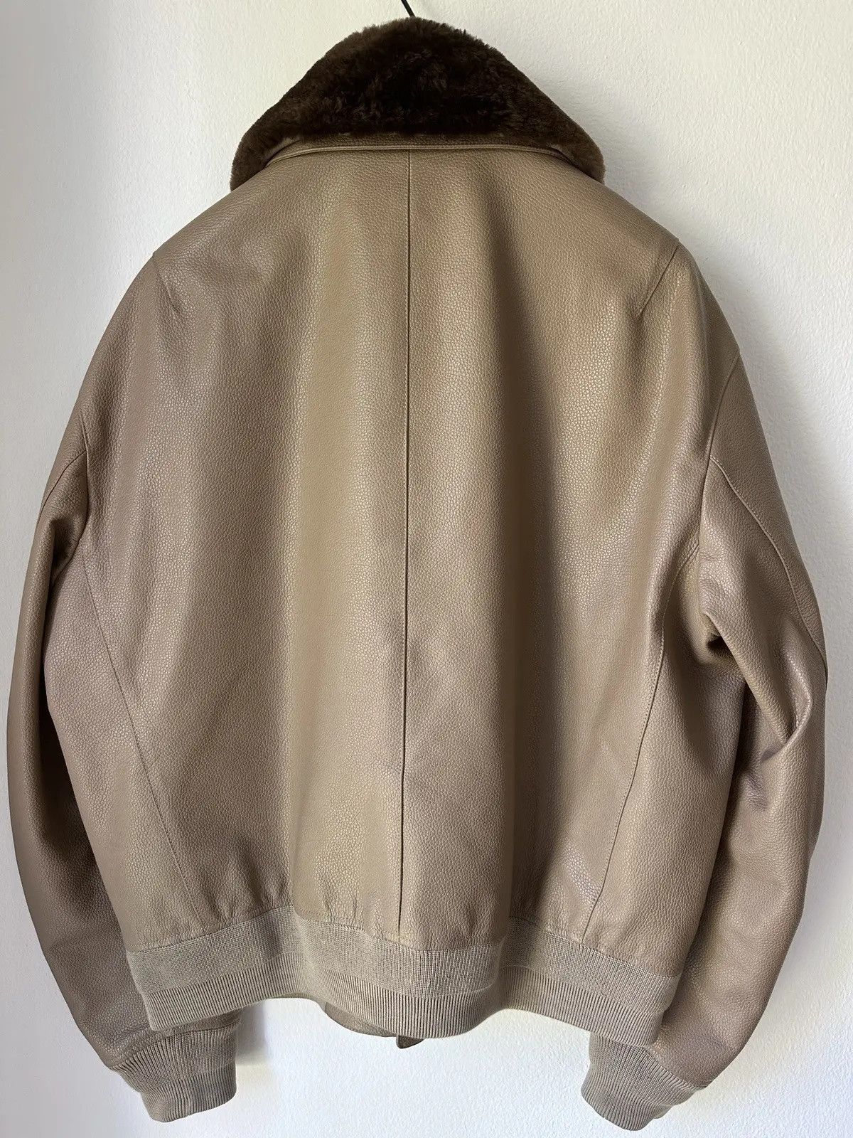 Dior Dior Bomber Leather Jacket Beaver Fur Collar Size US L / EU 52-54 / 3 - 2 Thumbnail