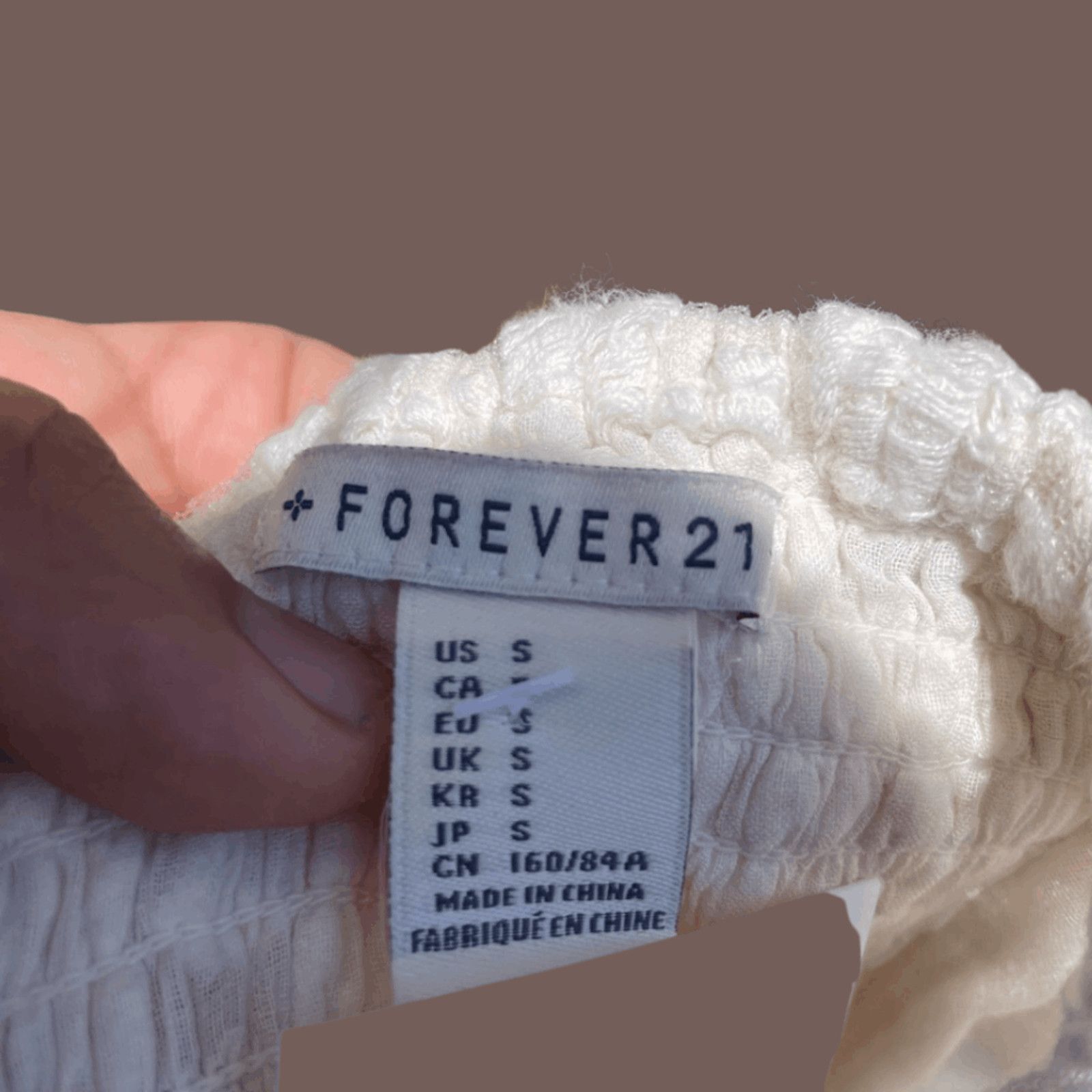 Forever 21 VTG Mini Dress | Forever21 White Embroidered Floral Coquette Size S / US 4 / IT 40 - 4 Thumbnail