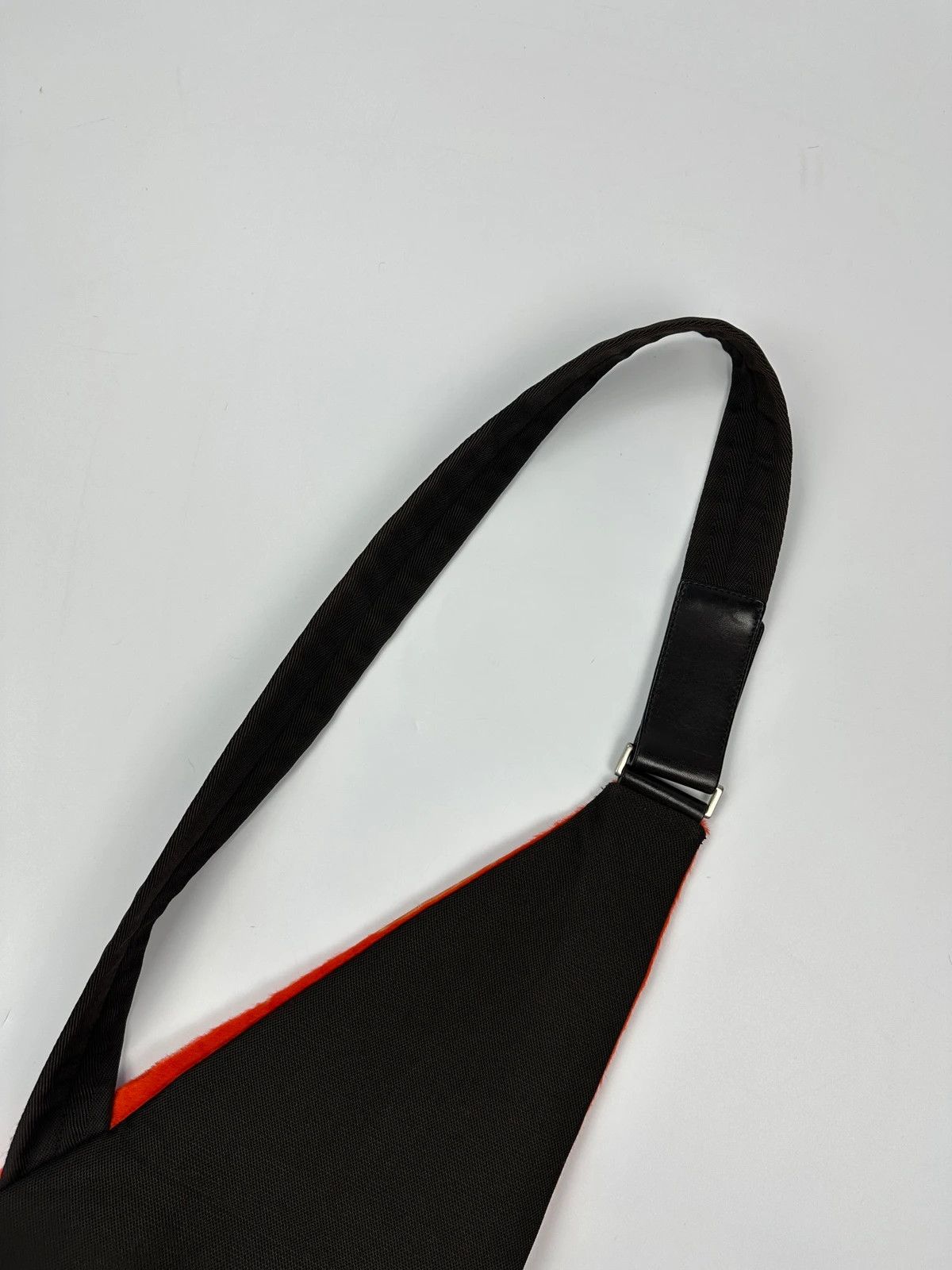 Prada Prada Milano FW99 Orange Fur Holster Chest Sling Bag Size ONE SIZE - 11 Thumbnail