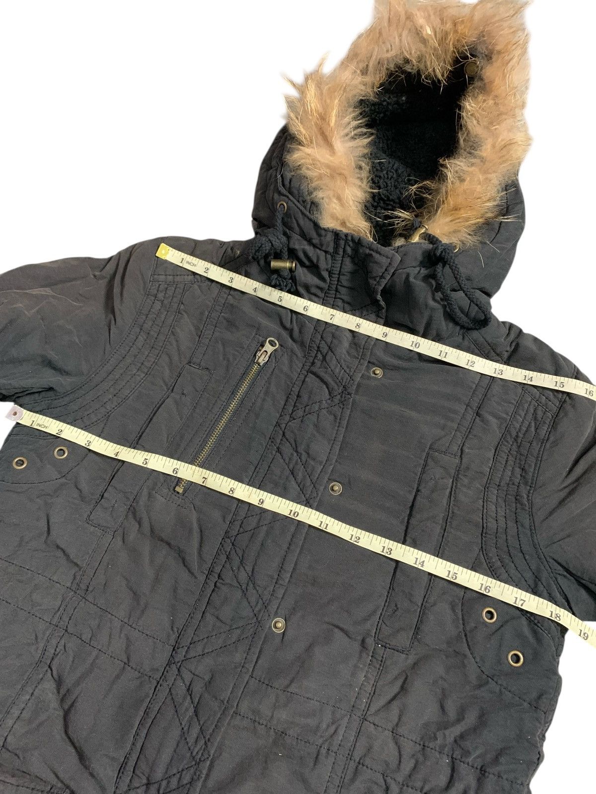 Tornado Mart OZOC FAUX FUR JACKET RACOON WINTER SESSION IFSIX LGB STYLE Size US M / EU 48-50 / 2 - 6 Thumbnail