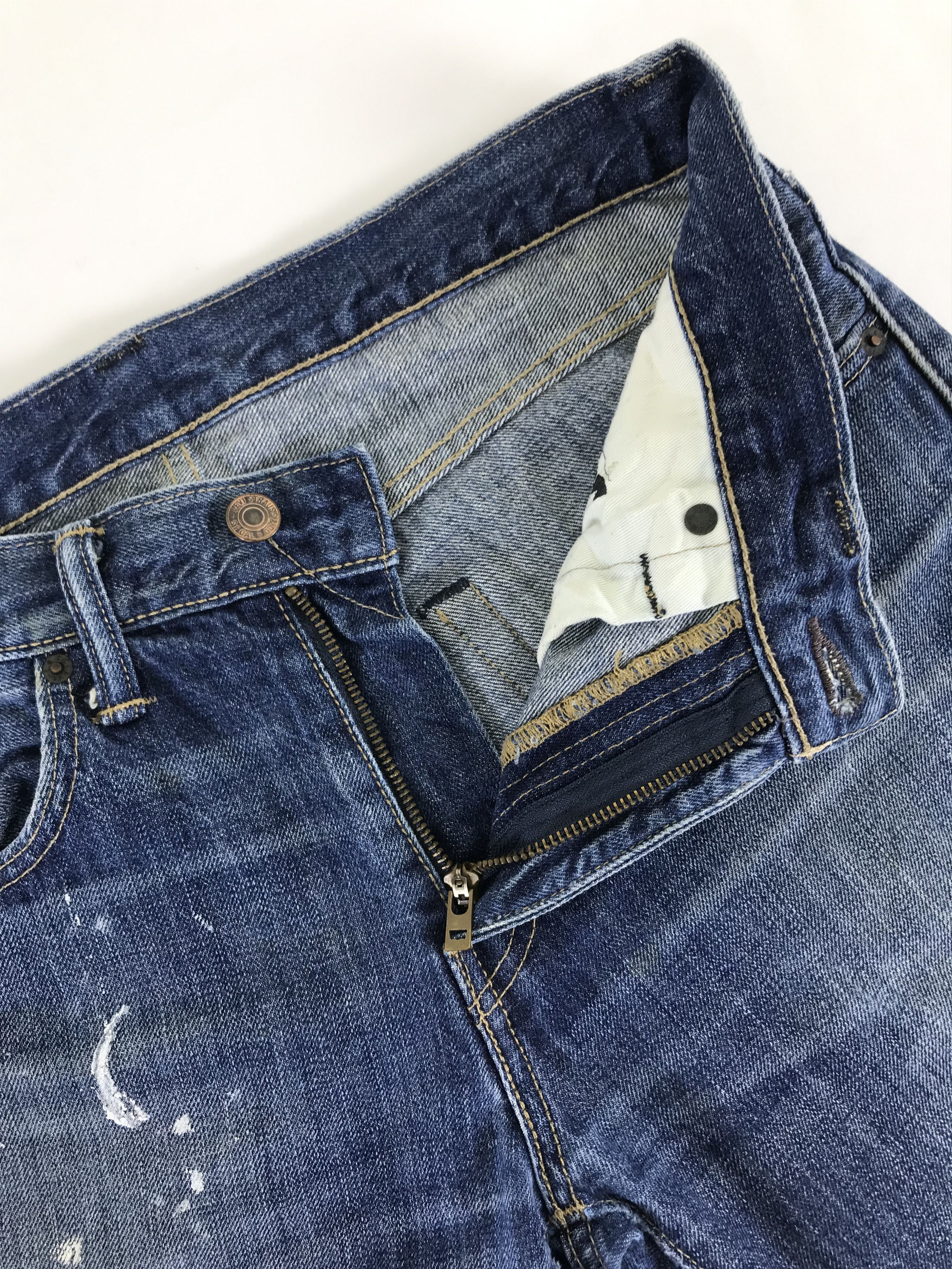 Levi's Vintage Levi's 511 Paint Splattered Jeans Size US 31 - 9 Thumbnail
