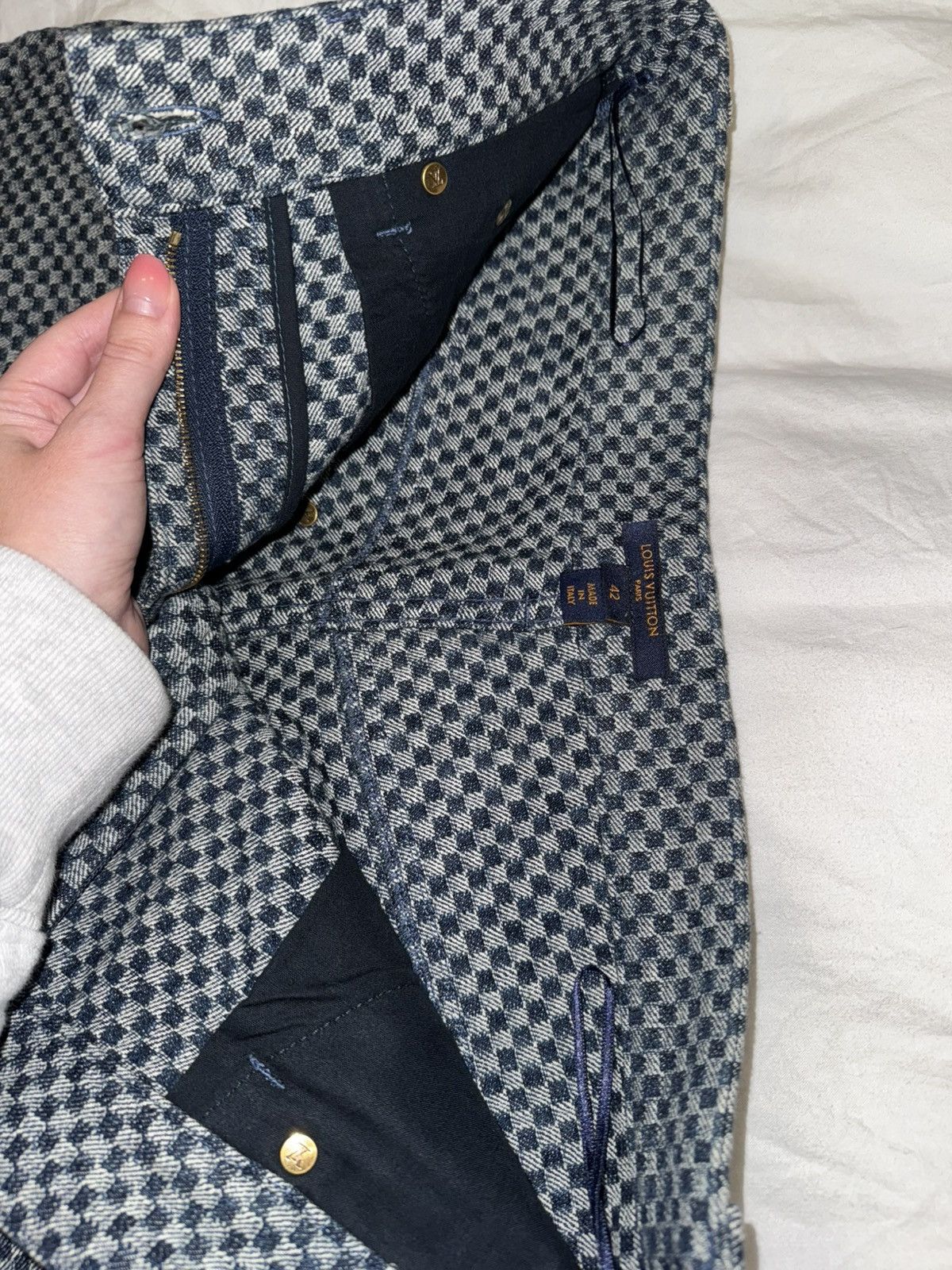 Louis Vuitton LV Denim Pants (Jeans) Navy Size US 31 - 11 Thumbnail