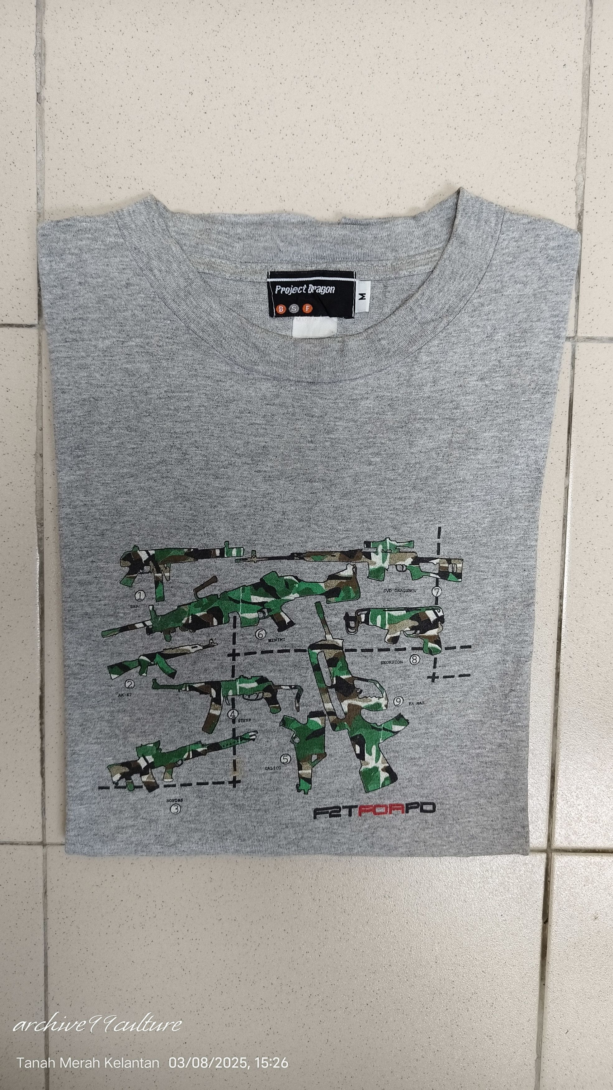 Futura BSF Project Dragon (FUTURA 2000 BLEU STASH) Tee Size US M / EU 48-50 / 2 - 16 Thumbnail