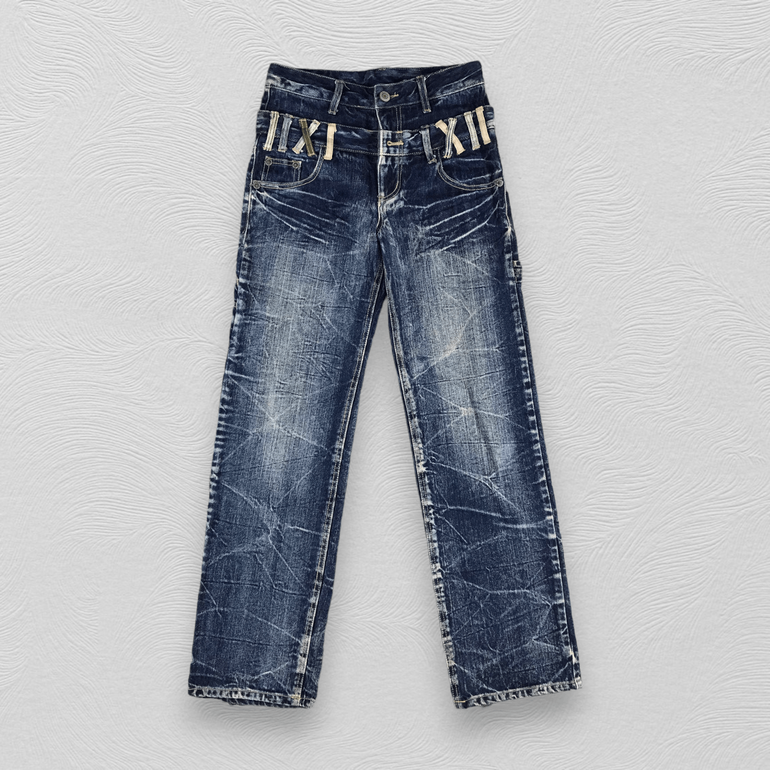 Japanese Brand Japanese Brand Double Waist Denim Carpenter Jeans KJ821 Size US 28 / EU 44 - 1 Thumbnail