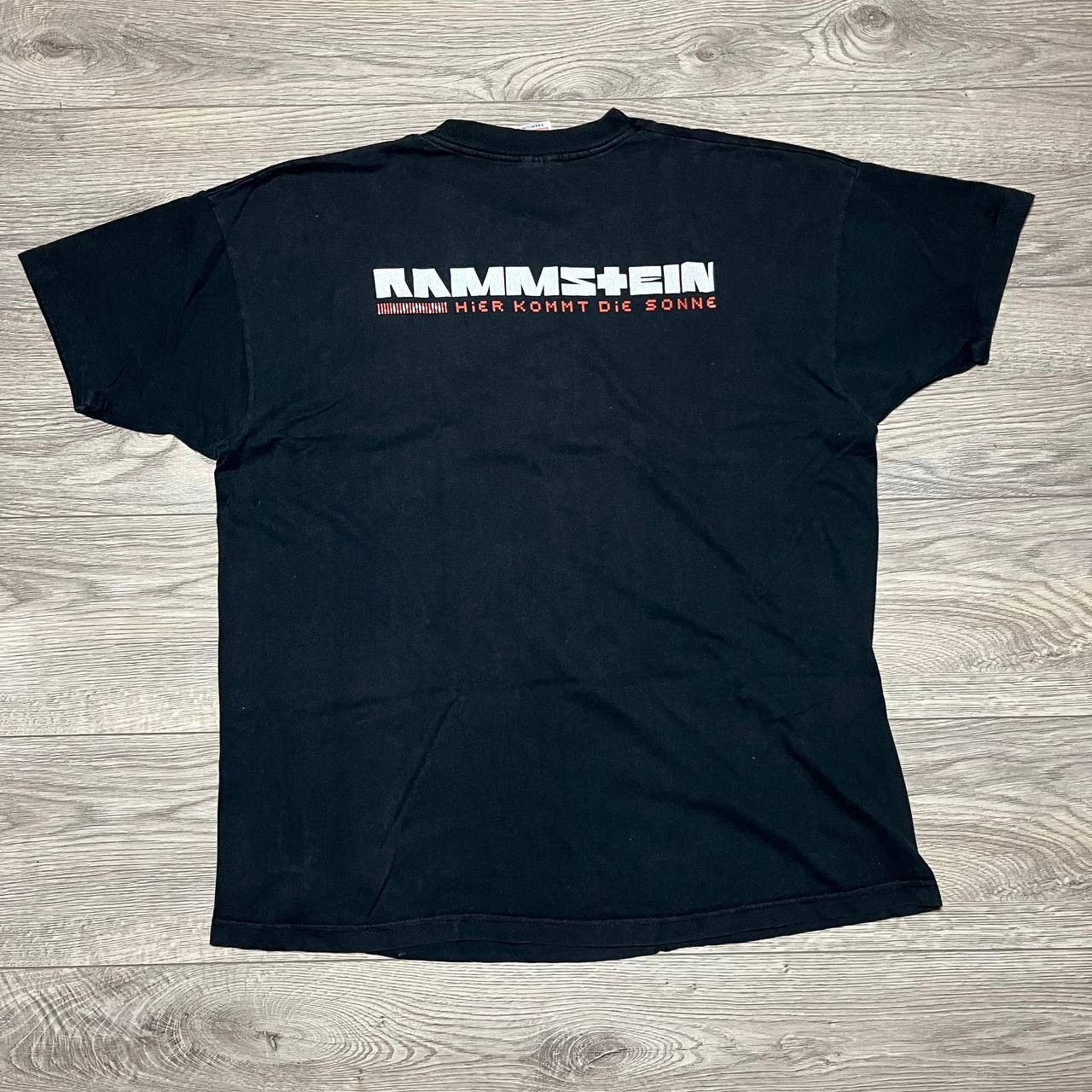 Vintage Rammstein T-Shirt Vintage Merch Fruit of the loom 2000 Size US XL / EU 56 / 4 - 10 Thumbnail