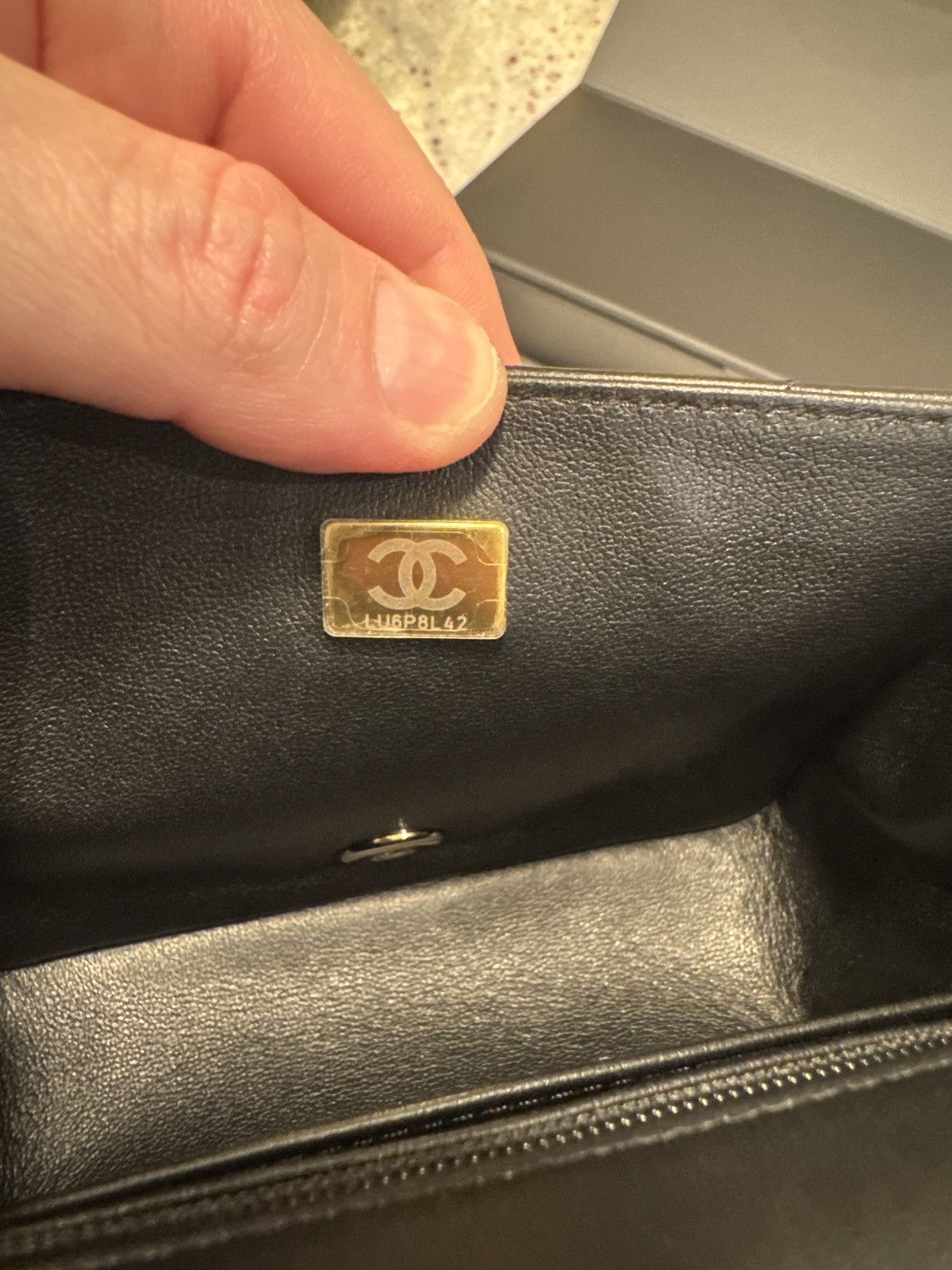 Chanel Lambskin Resin Crystal Square Quilted Mini Monacoco Flap Bag Size ONE SIZE - 9 Thumbnail