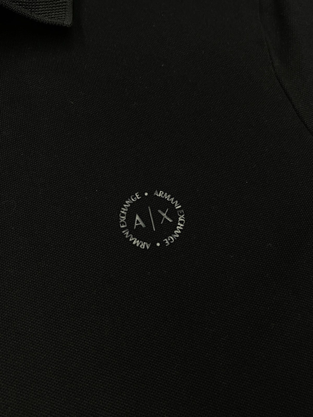Armani Exchange Mens Armani Exchange Rugby Polo Longsleeve Black Size M Size US M / EU 48-50 / 2 - 5 Thumbnail