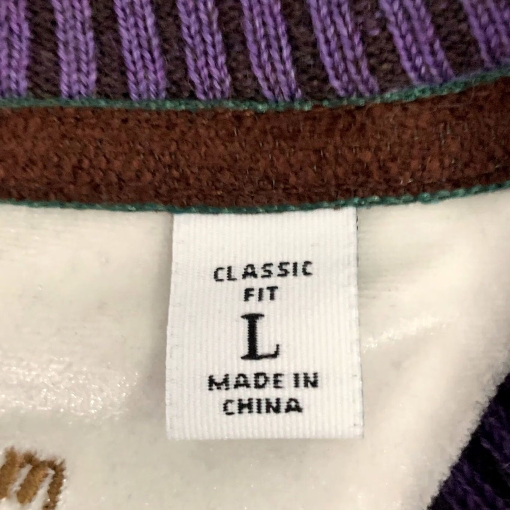 Robert Graham Robert Graham Sweater Men's Size Large PURPLE 100% Wool 1/4 Zip NICE Size US L / EU 52-54 / 3 - 5 Thumbnail