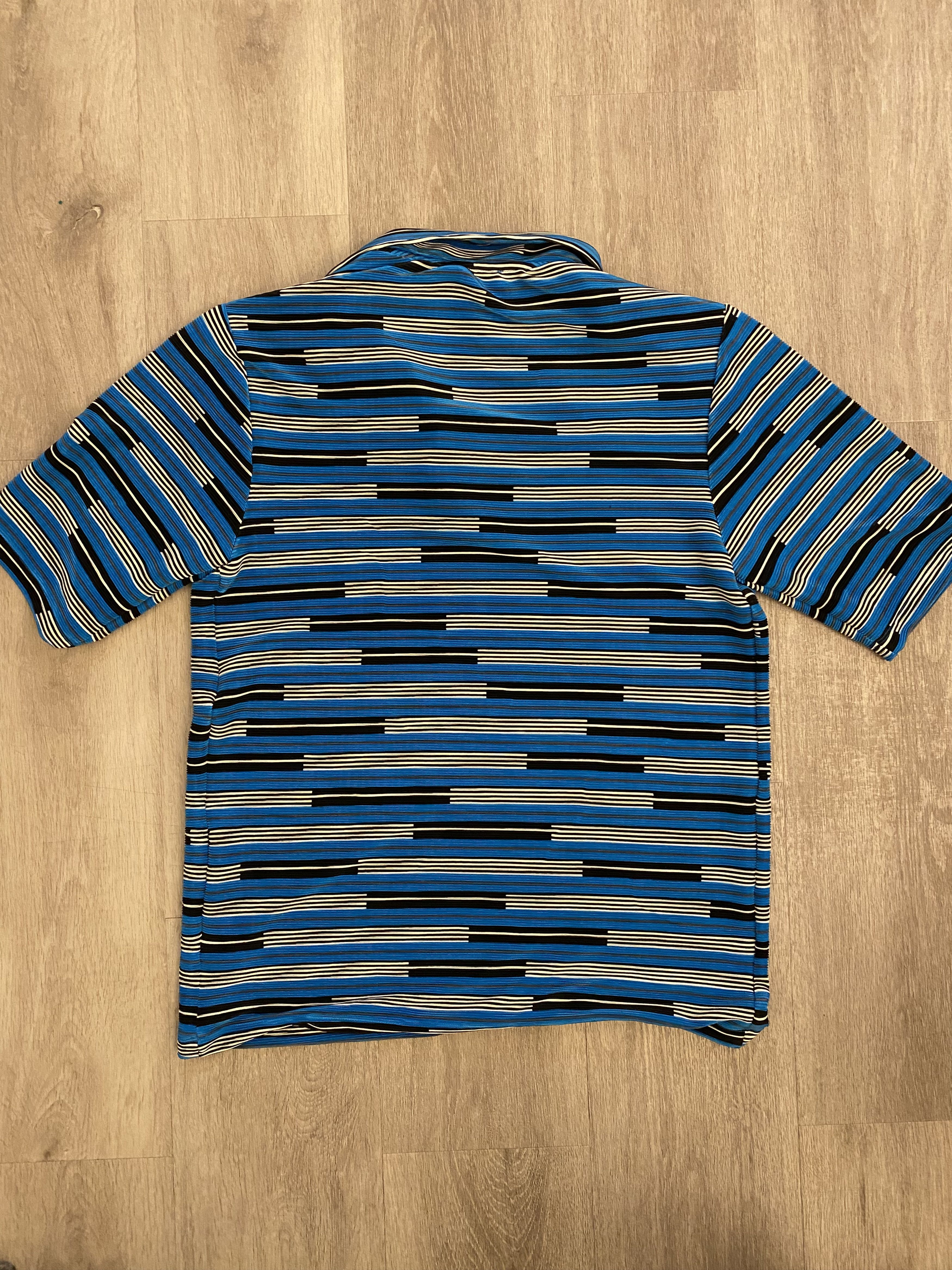 GmbH Viscosa Blue Multicolor Polo Size US M / EU 48-50 / 2 - 2 Thumbnail