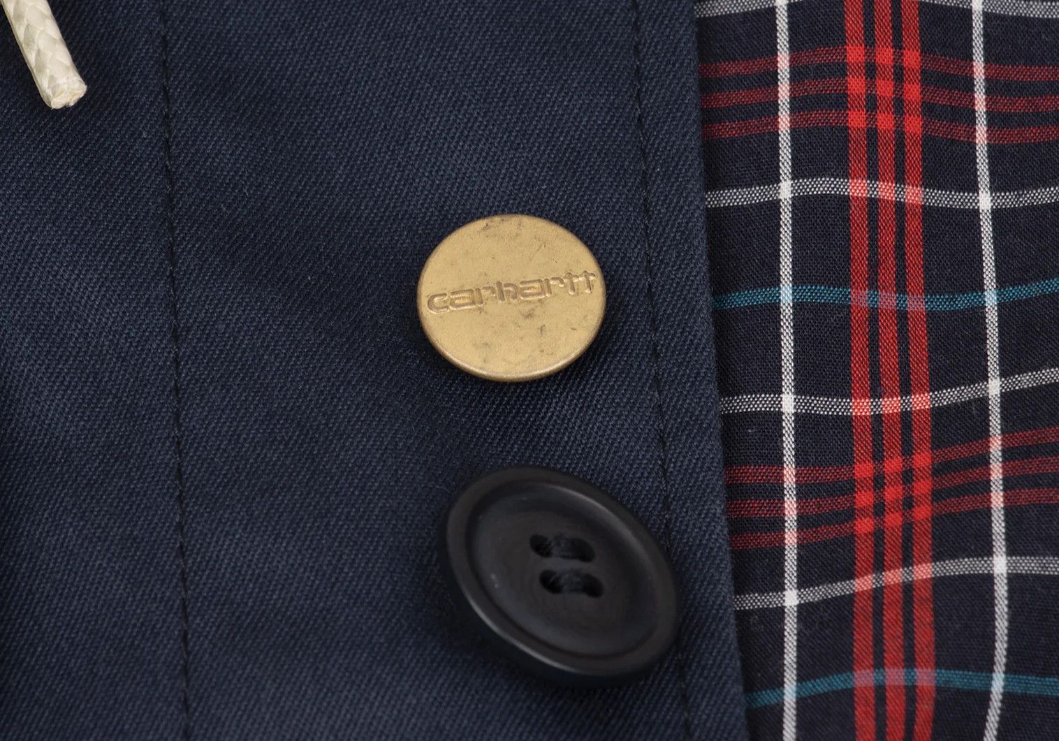 Junya Watanabe Color Block Hoodie Coverall in Navy, Size XS Size US XS / EU 42 / 0 - 14 Thumbnail