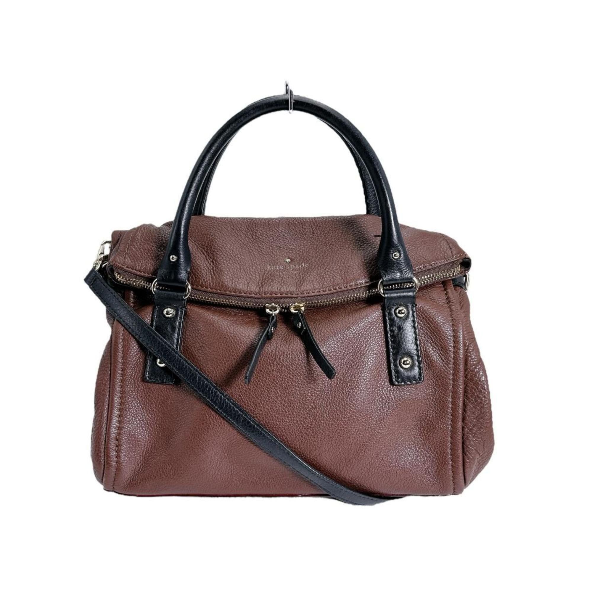Kate Spade Kate Spade 2-way handbag with shoulder strap, brown leather Size ONE SIZE - 1 Thumbnail
