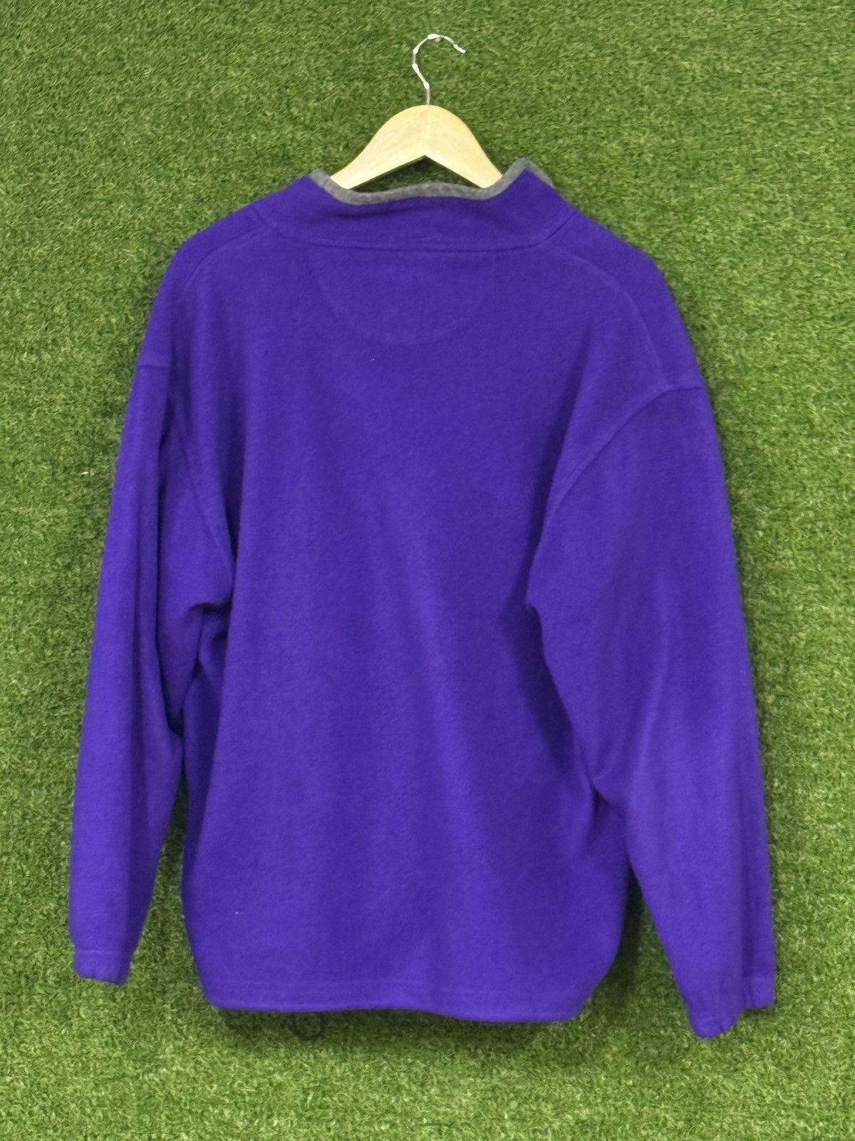 Vintage Vintage Alpine Purple Zip Hiking Tech Fleece Pull Over XL Size US XL / EU 56 / 4 - 4 Thumbnail