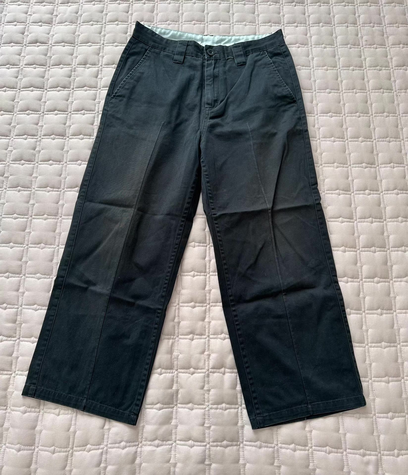 CLOT CLOTTEE BY CLOT Black Wide-Leg Casual Pants, Edison Chen Size US 32 / EU 48 - 1 Thumbnail