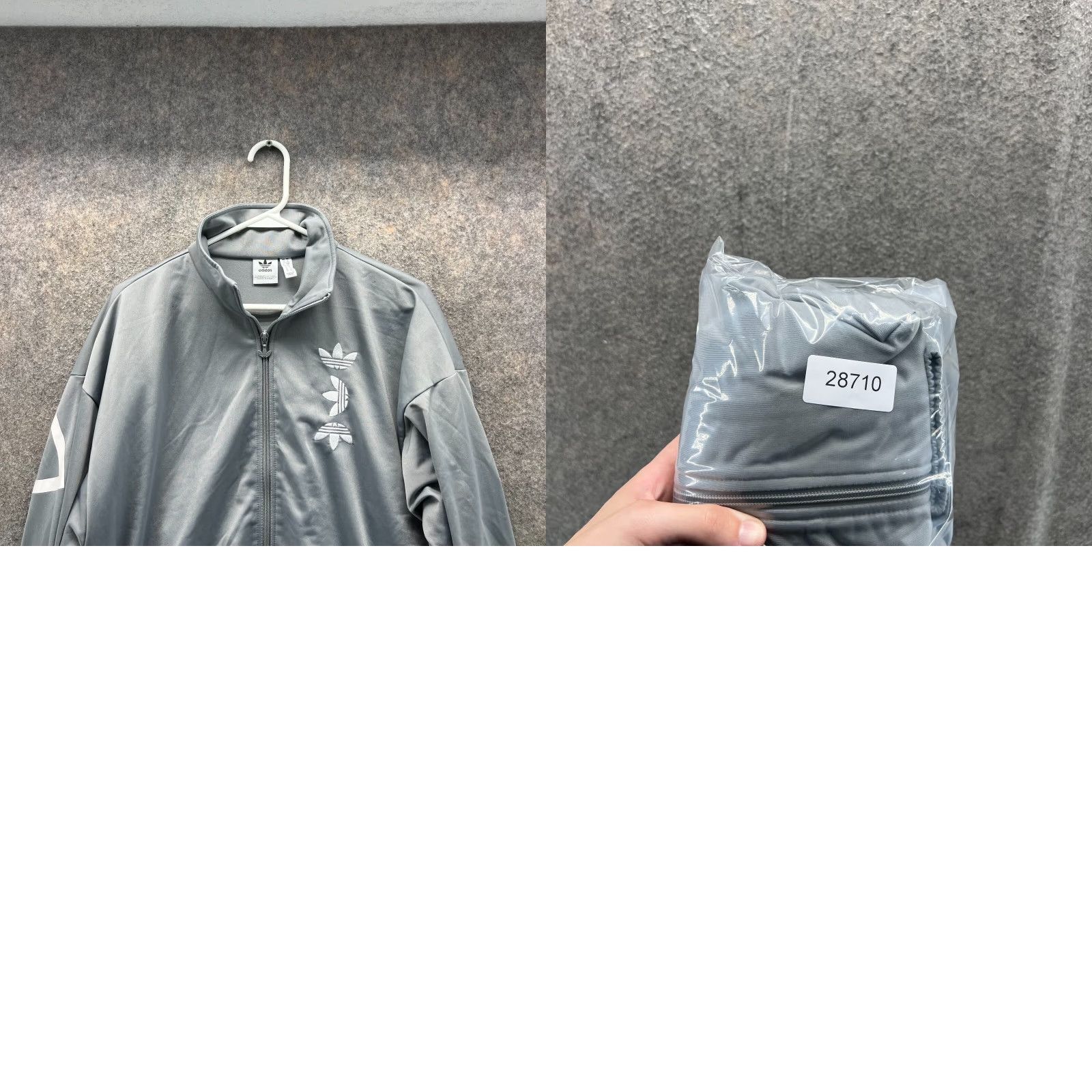 Adidas VINTAGE adidas Track Jacket Womens Small Gray Full Zip Firebird 90s Style Logo Men/Women? Size S / US 4 / IT 40 - 9 Thumbnail