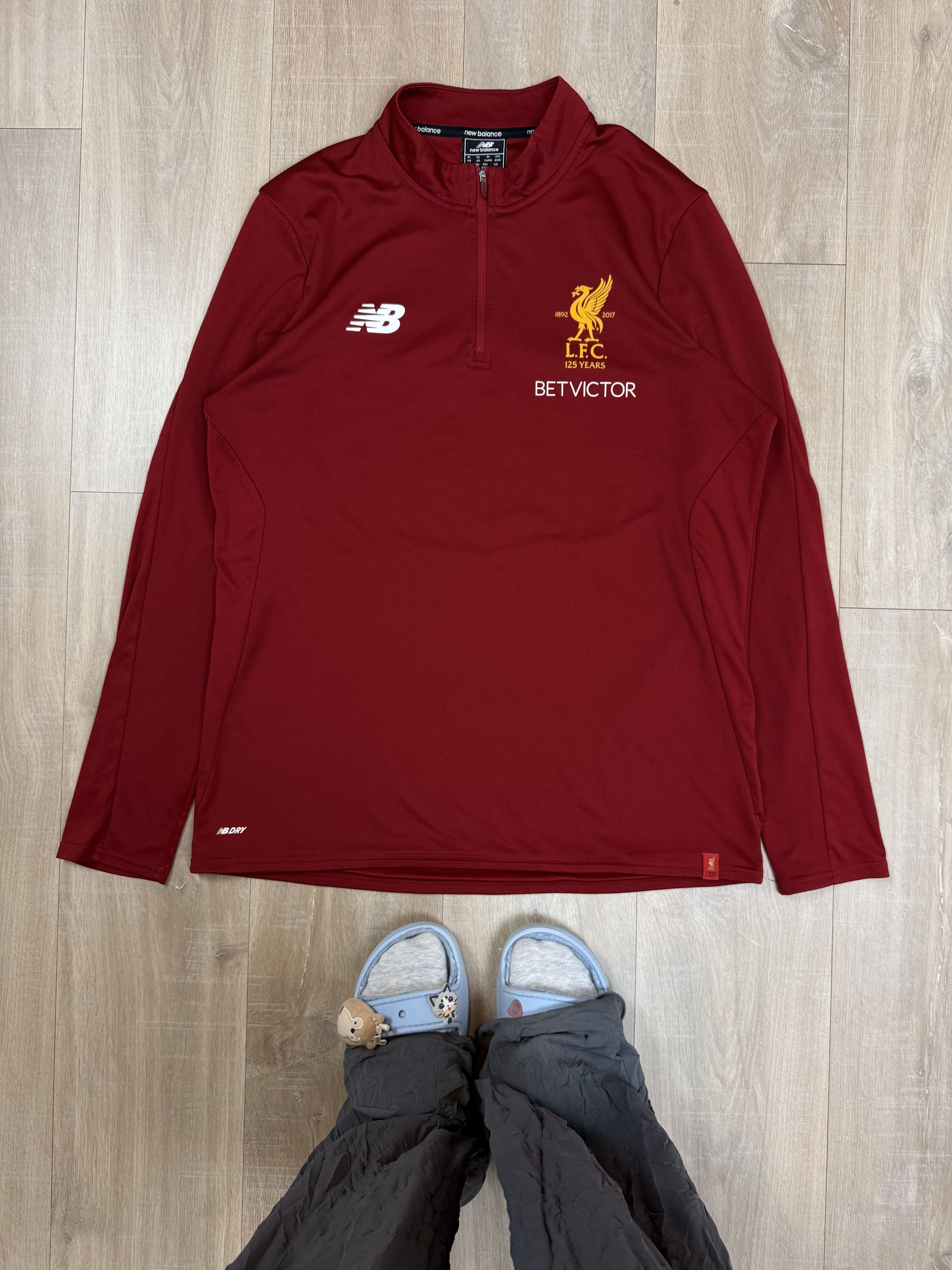 New Balance Liverpool 17/18 New Balance 125th Anniversary Soccer Drill Size US XL / EU 56 / 4 - 1 Thumbnail