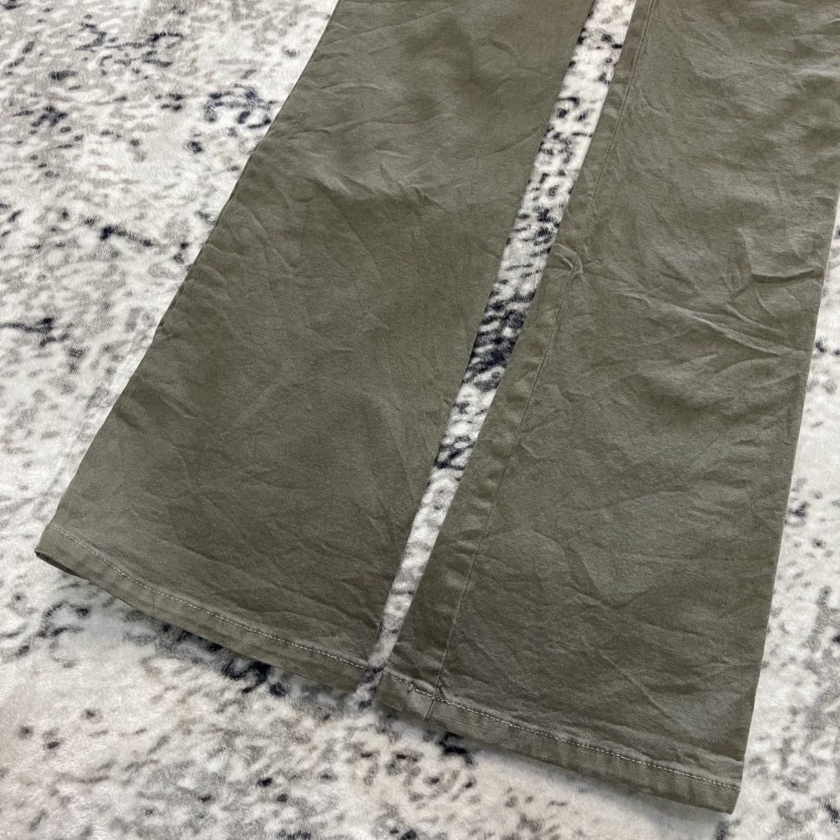 Le Grande Bleu (L.G.B.) 2000s Wow Japan Parachute Bondage Low Rise Cargo Flare Pants Size 26" / US 2 / IT 38 - 16 Thumbnail