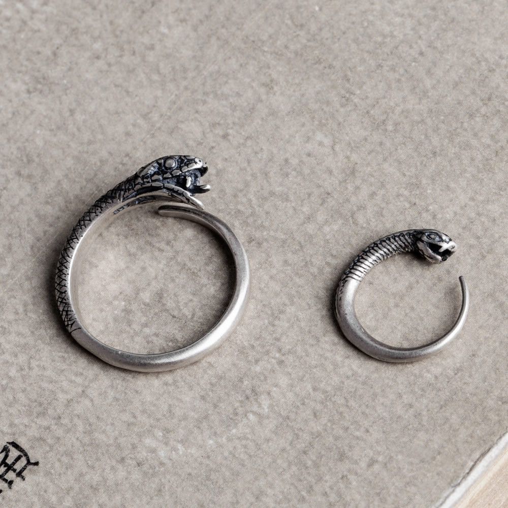 Jewelry Snake Future Jewelry Rings Open Size Chrome Ring (Size 7-13) Size ONE SIZE - 1 Thumbnail