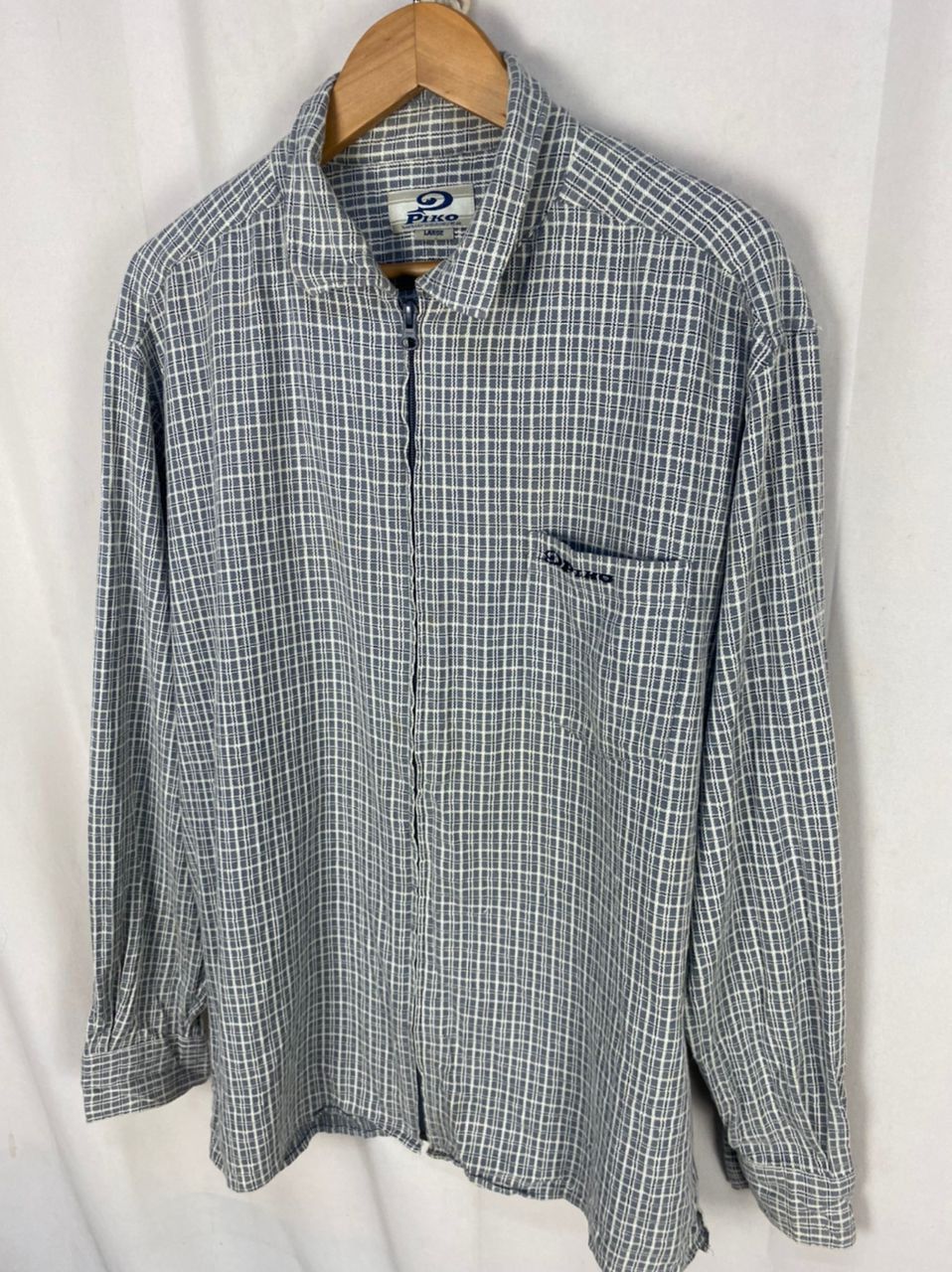 Japanese Brand Piko Hawaii zipper flannel shirt Size US L / EU 52-54 / 3 - 3 Thumbnail