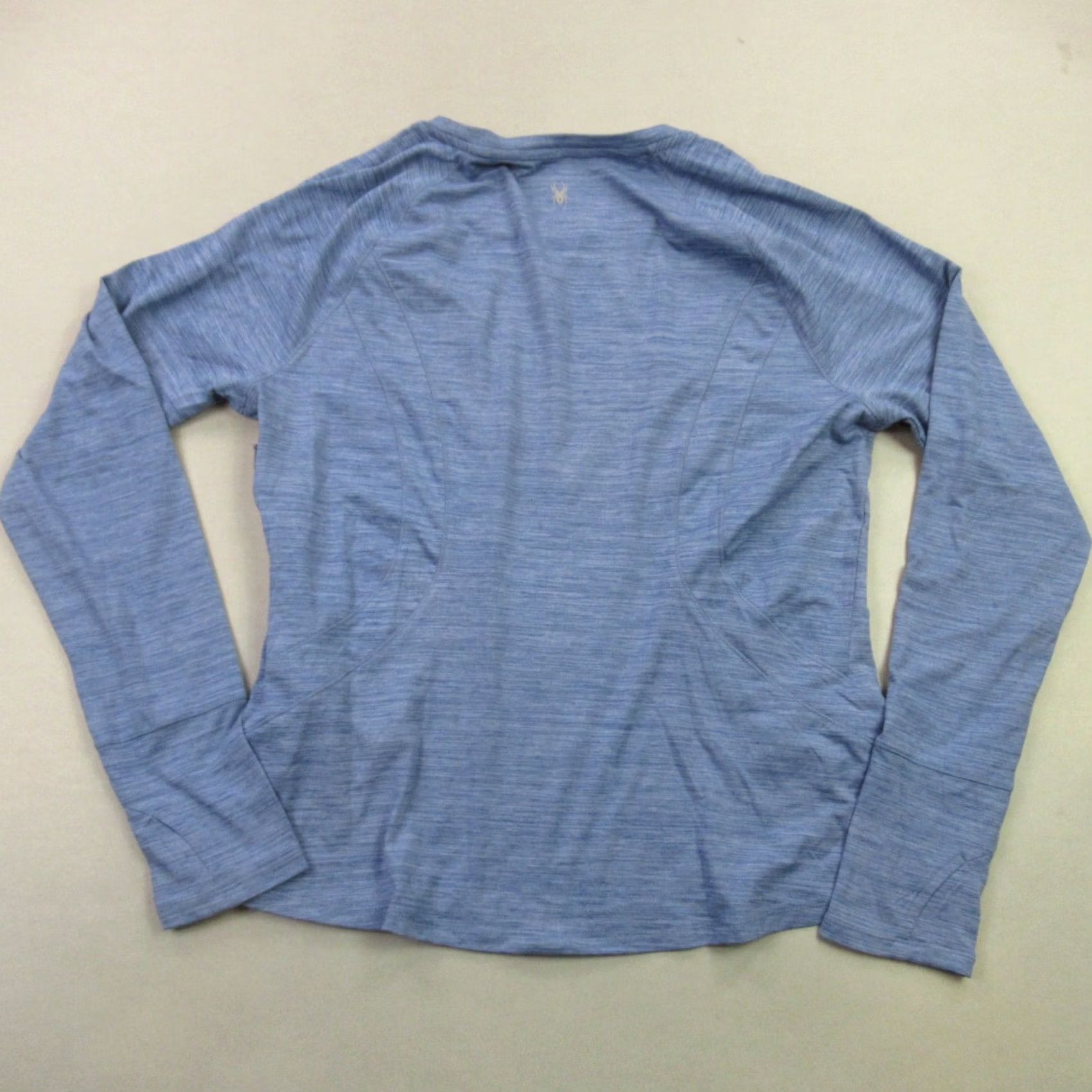 Spyder Spyder Shirt Womens Large Long Sleeve Crew Neck Pullover Lightweight Workout Blue Shirt Size L / US 10 / IT 46 - 5 Thumbnail