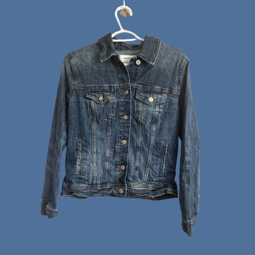 Old Navy Old Navy Denim Jacket Women’s M Medium Blue Cotton Jacket Size 32" / US 10 / IT 46 - 1 Thumbnail