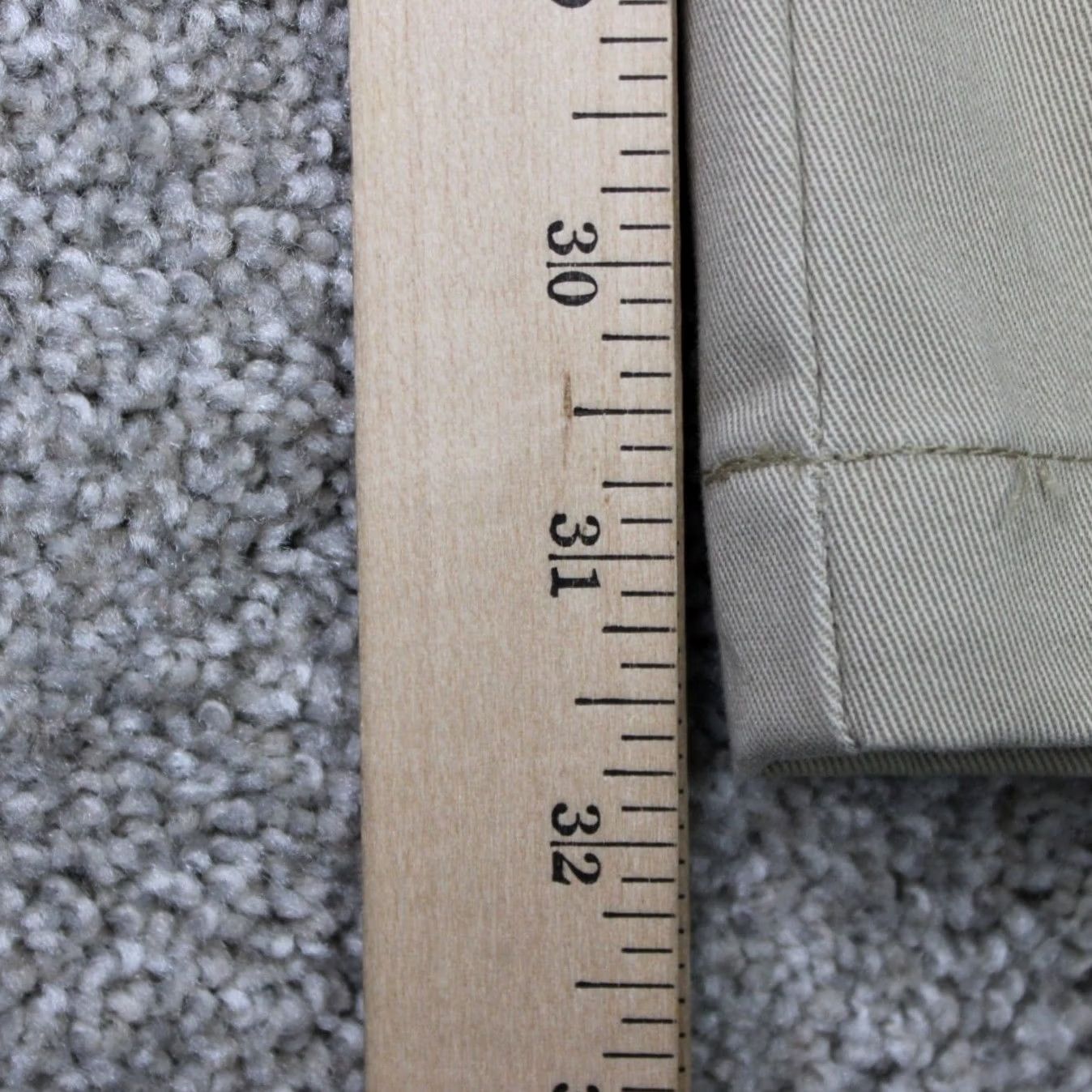 Eddie Bauer Eddie Bauer Chino Pants Mens 40x32 Beige NWT Slim/Regular Straight Front Wool Blend? Size US 40 / EU 56 - 4 Thumbnail