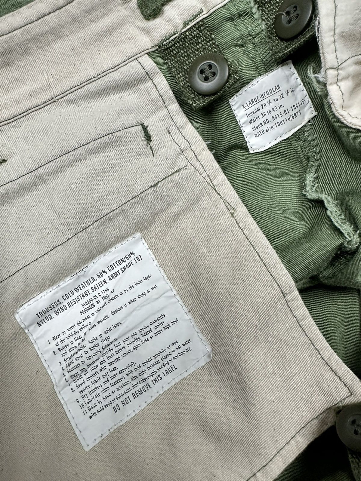 Vintage Vintage Military Baggy Parachute Cargo Pants Size US 44 / EU 60 - 7 Thumbnail