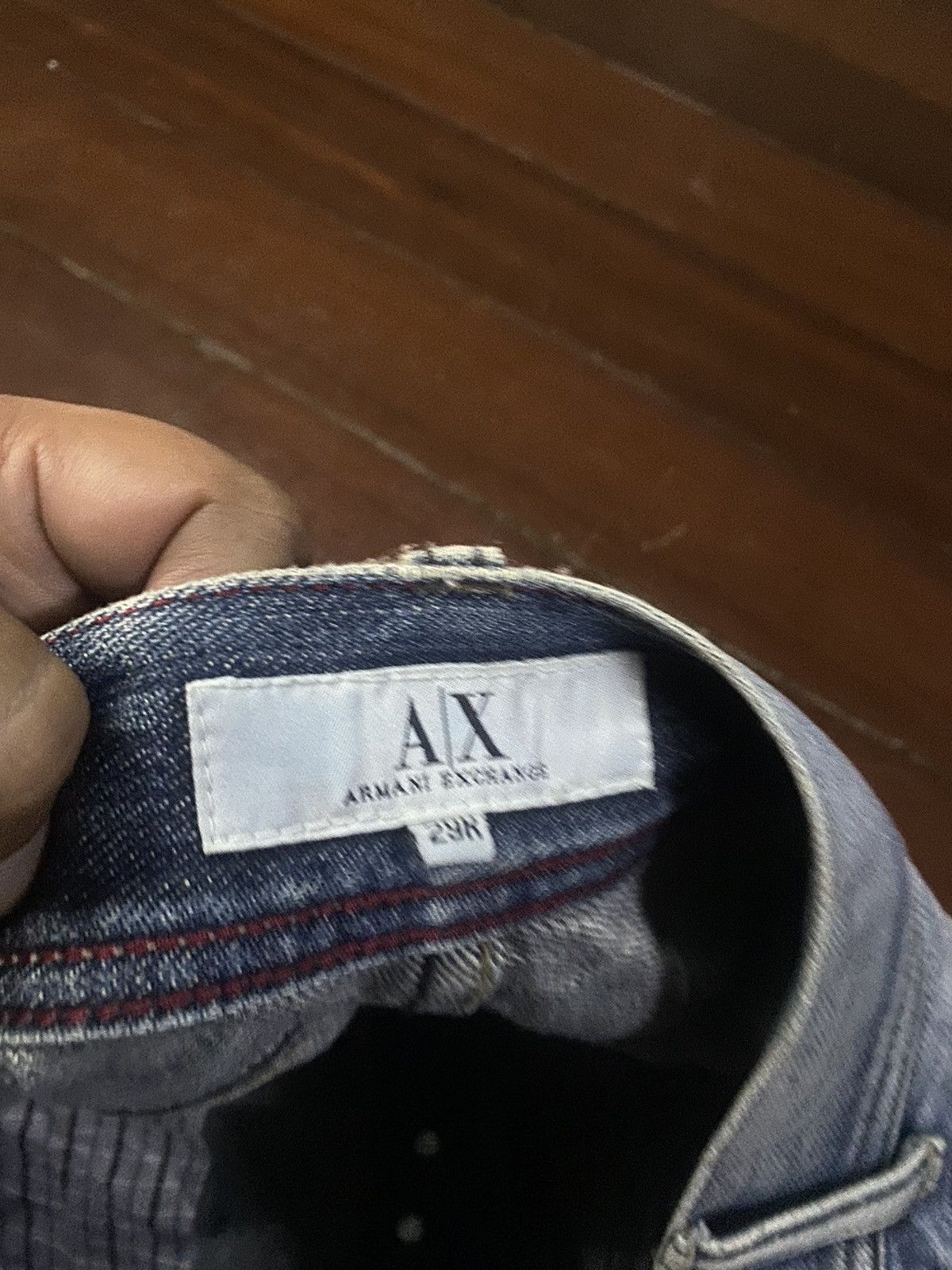 Armani Exchange Nice ARMANI EXCHANGE jeans faded design Size US 32 / EU 48 - 8 Thumbnail