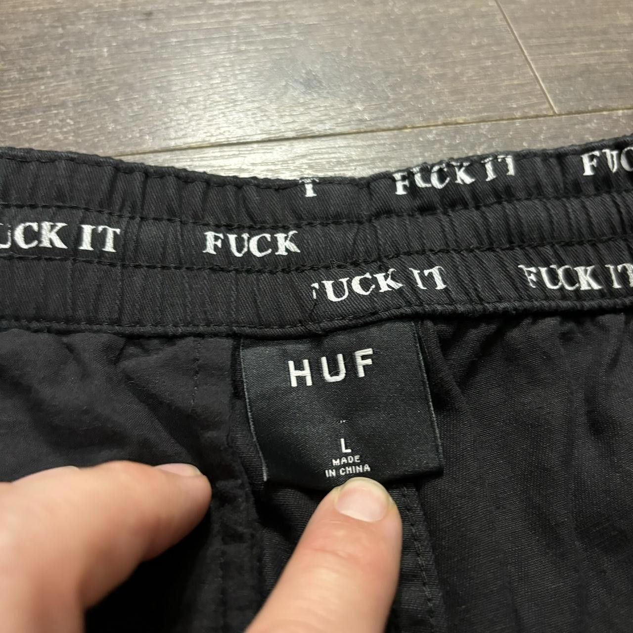 Huf Vintage Huf Fuck It Shorts Size US 36 / EU 52 - 6 Thumbnail