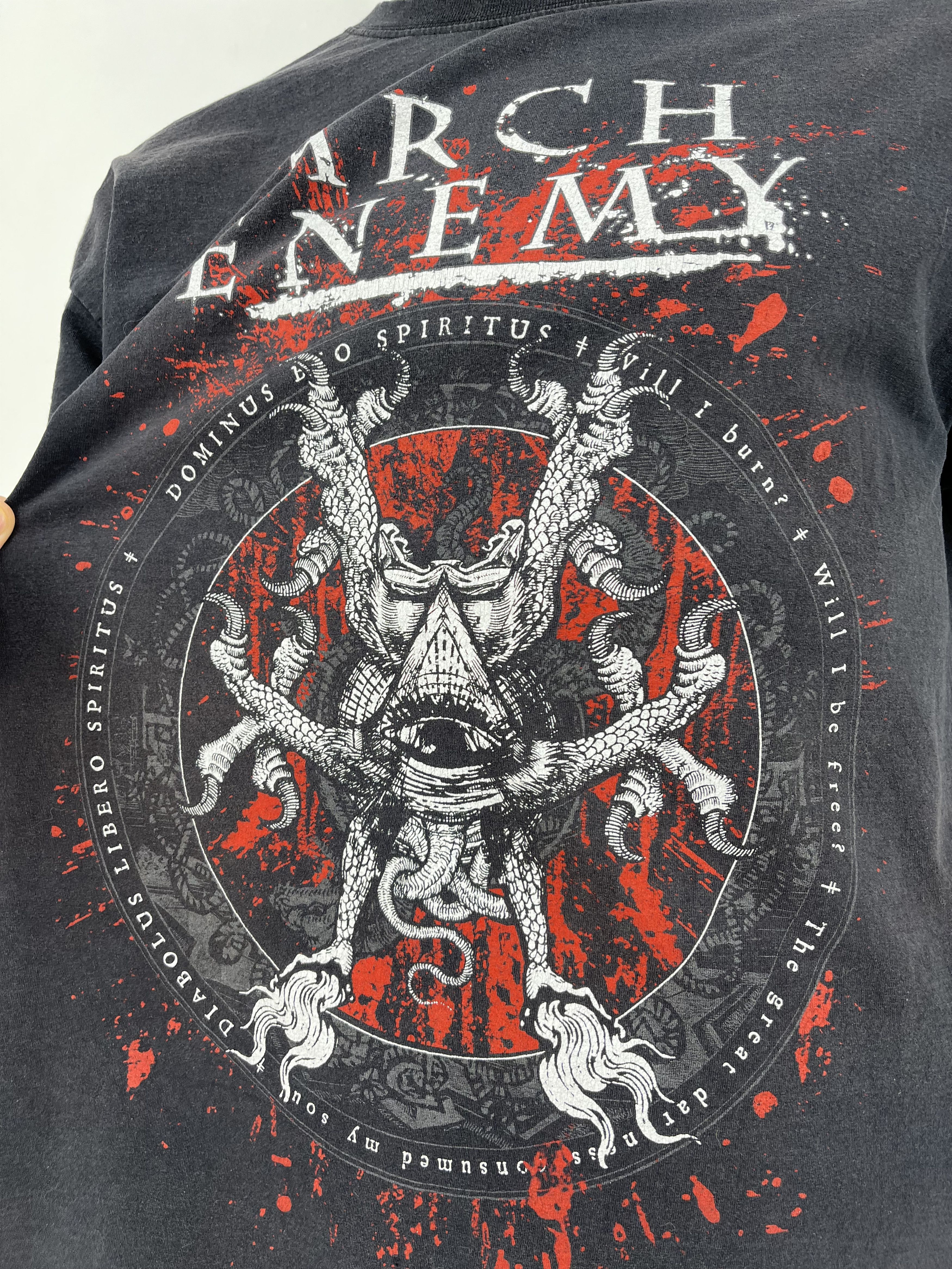 Band Tees Vintage Y2K Arch Enemy Band Rock Skeleton Skull Tee Size US XL / EU 56 / 4 - 8 Thumbnail