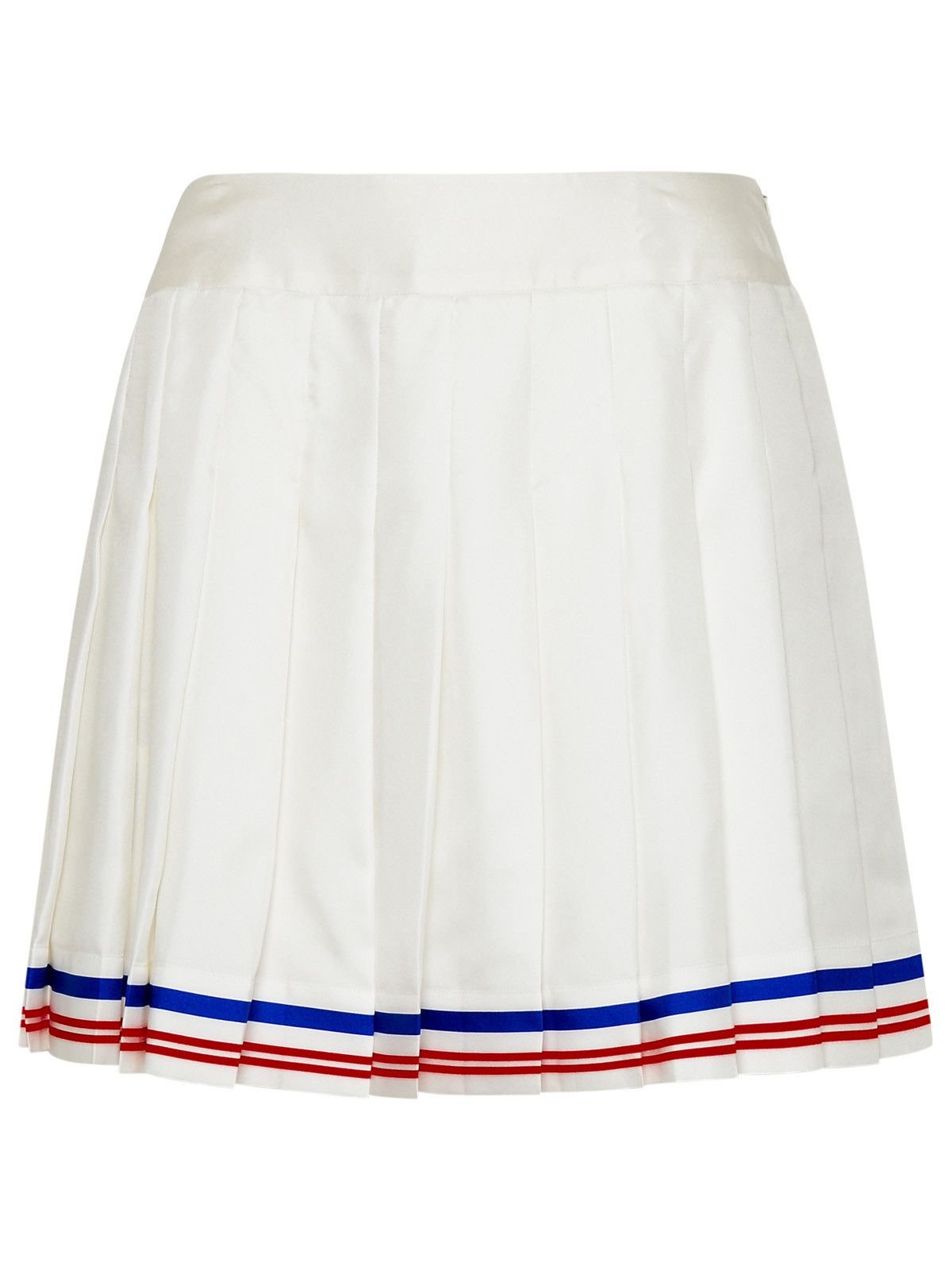 image of Casablanca White Silk Miniskirt, Women's (Size 26)