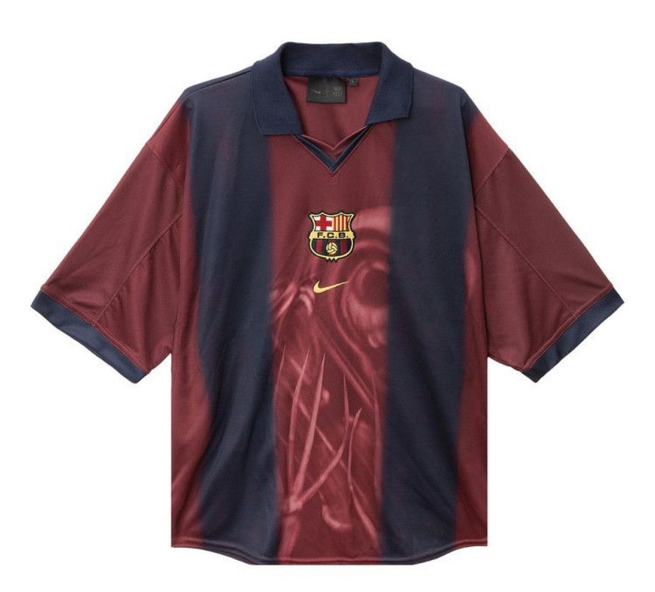Travis Scott Travis Scott X Barcelona retro skeleton jersey Size US L / EU 52-54 / 3 - 1 Thumbnail