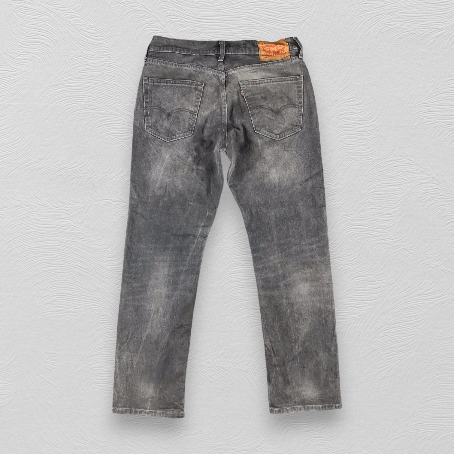 Levi's Levis 541 Jeans Faded Black Denim KJ1090 Size US 32 / EU 48 - 2 Thumbnail