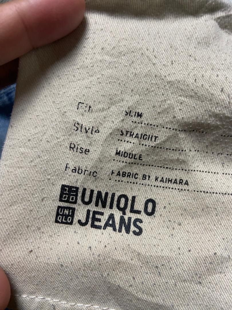Uniqlo Uniqlo Slim Fit Straight Style Denim Jeans (175) Size US 33 - 4 Thumbnail