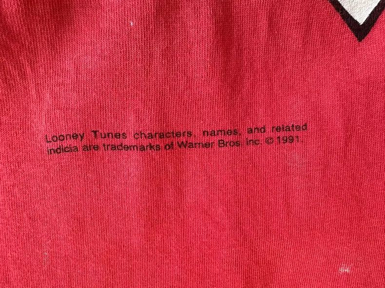 Vintage VintageTee 1991 Cartoon Warner Bros 2505-Nextarrow Size US XL / EU 56 / 4 - 5 Thumbnail
