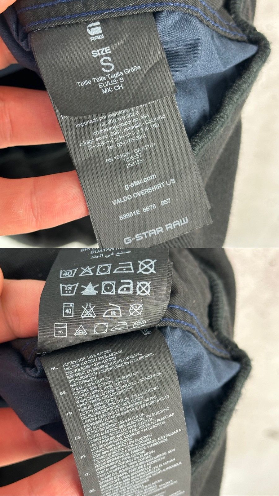 G-Star G-Star Raw Valdo Overshirt long Sleeve Navy Bomber Jacket Size US S / EU 44-46 / 1 - 14 Thumbnail