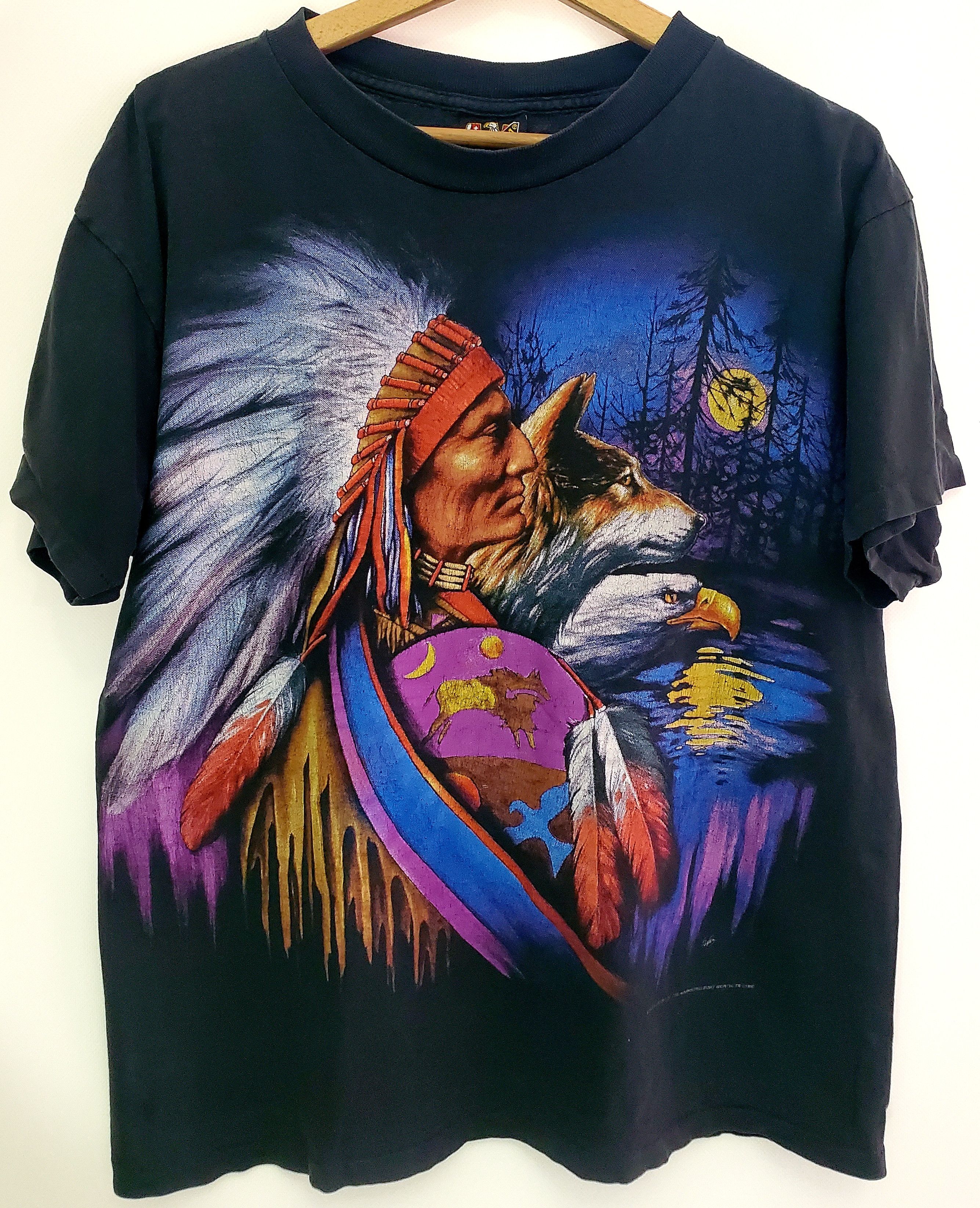 Vintage Vintage 89' 3D Emblem Fear No Evil Tee | Grailed