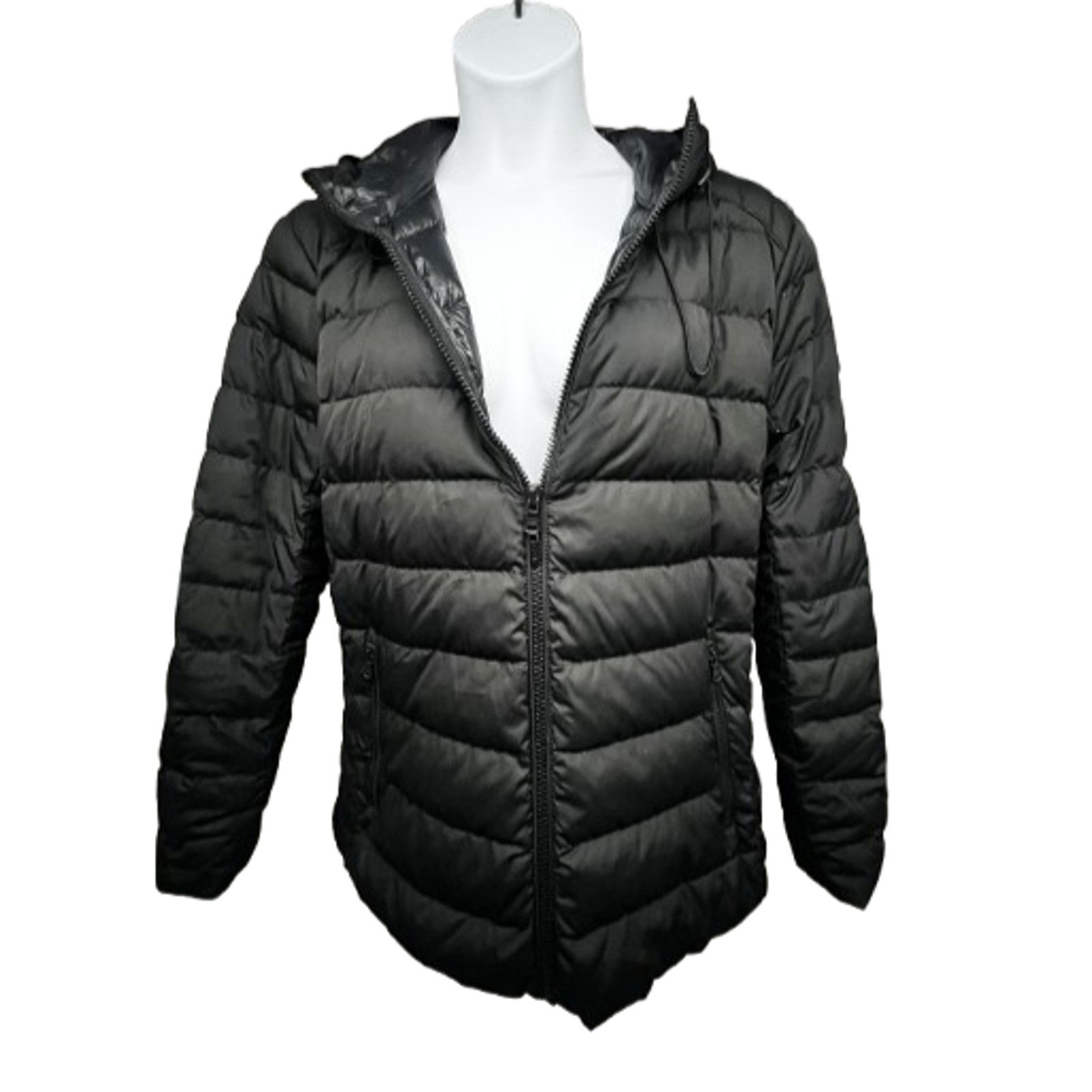 Michael Kors Michael Kors MK Black Puffer Zip Up Hooded Jacket Men Large Size US L / EU 52-54 / 3 - 4 Thumbnail