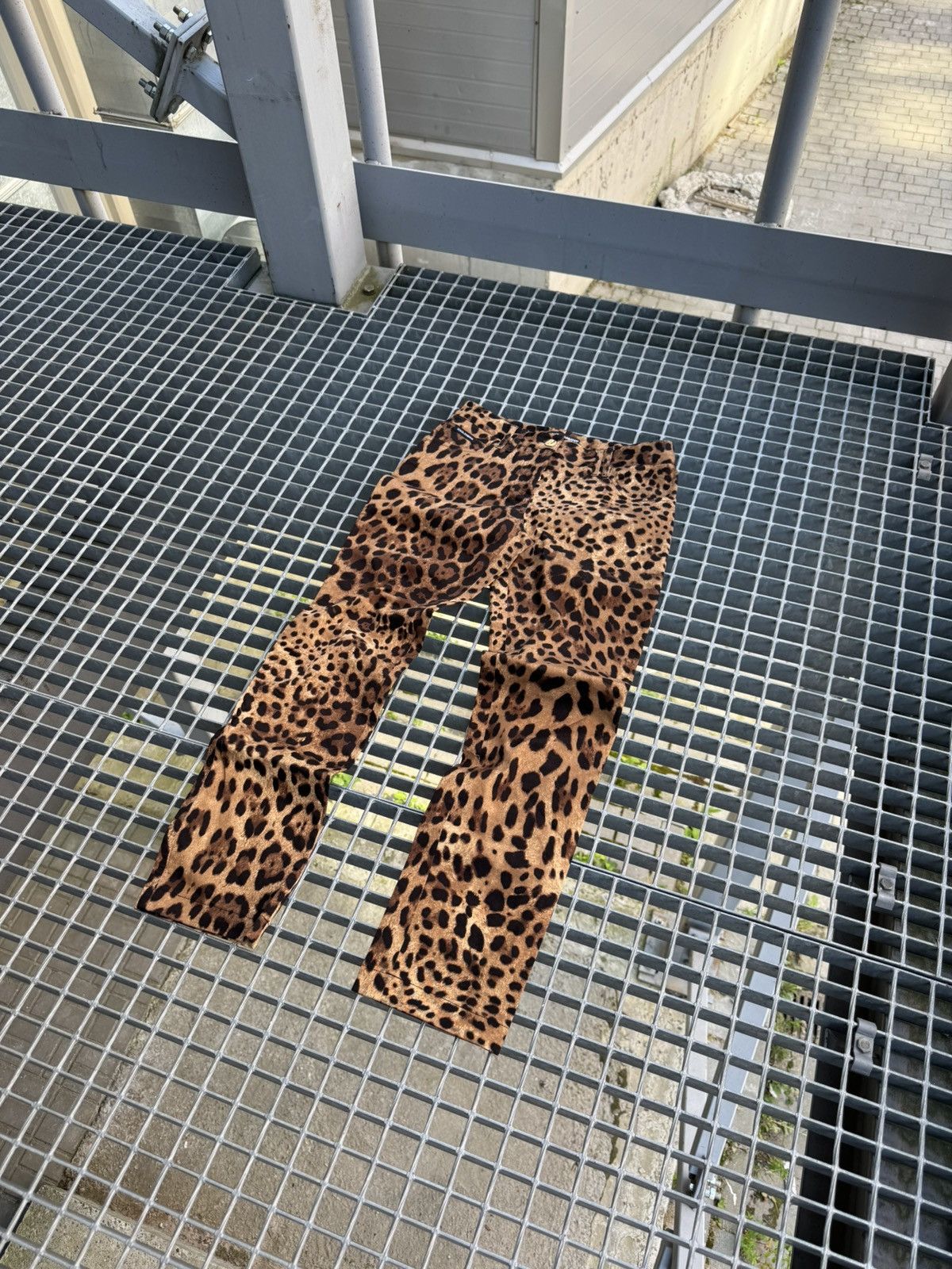 Dolce & Gabbana Dolce & Gabbana leopard Print Jeans Size 38" / US 16 / IT 52 - 4 Thumbnail