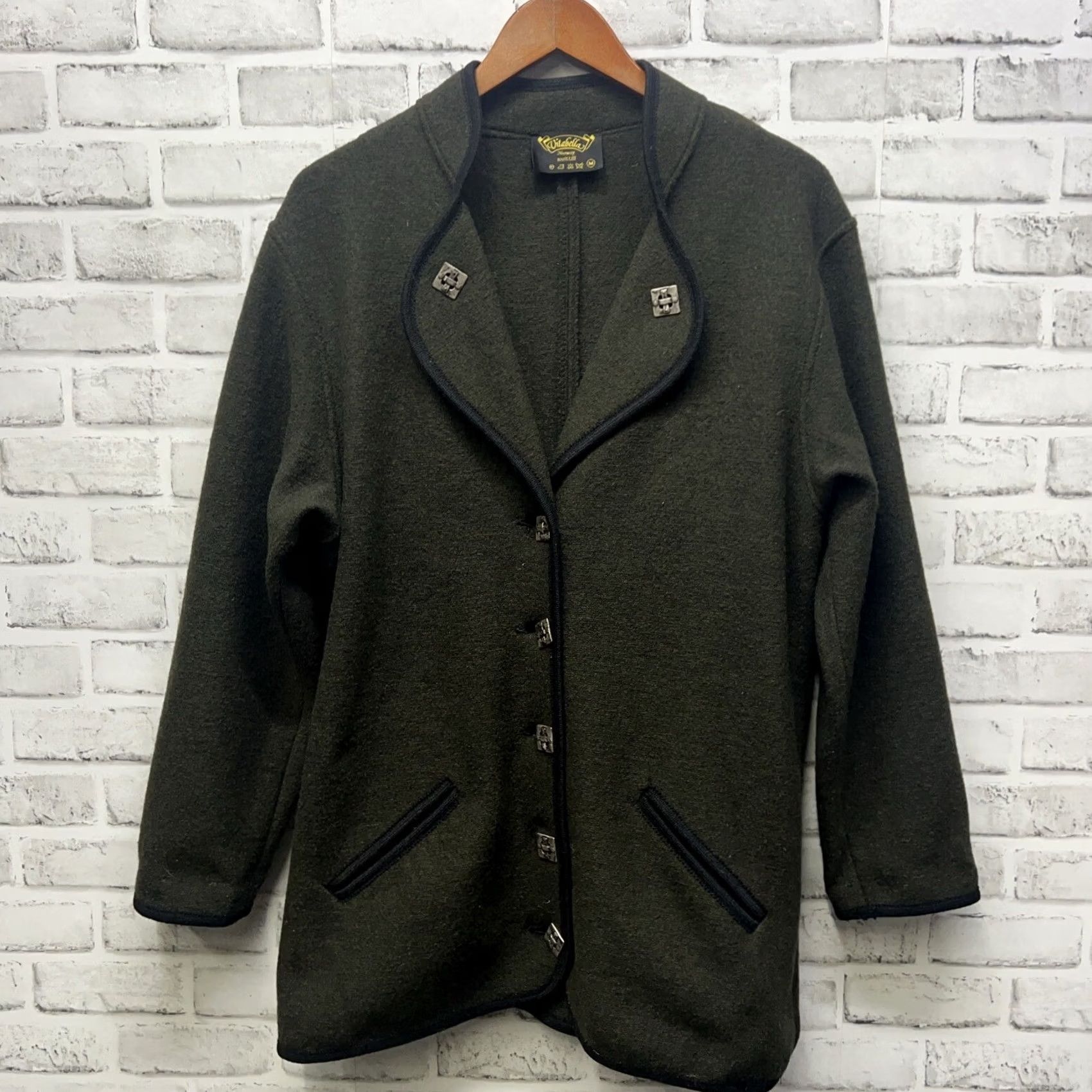 Vintage VINTAGE Vitabella Green 100% Wool Button Up Sweater Jacket Womens Size M Norway Cardigan Womens Size M / US 6-8 / IT 42-44 - 2 Thumbnail