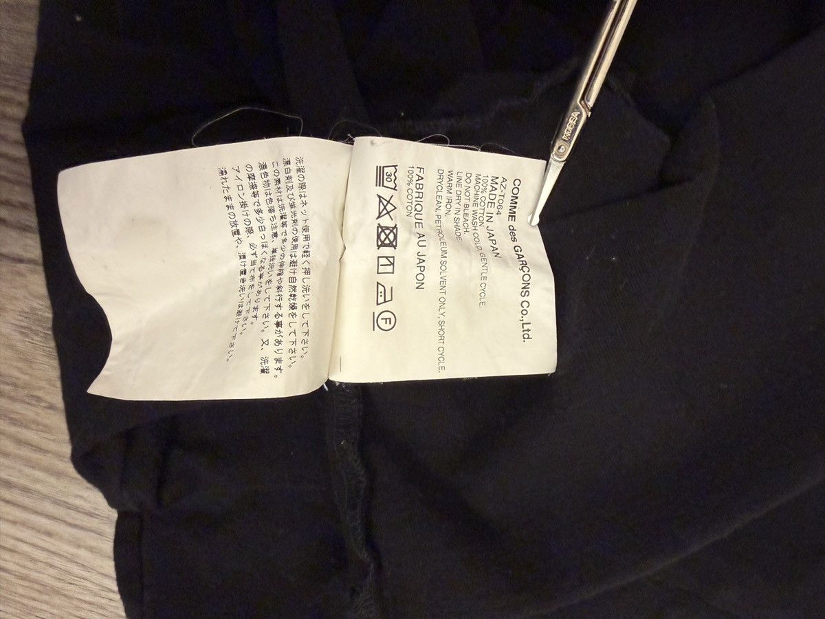 Comme des Garcons Comme des Garcons Play Black Emblem T Shirt Size US XXL / EU 58 / 5 - 5 Thumbnail