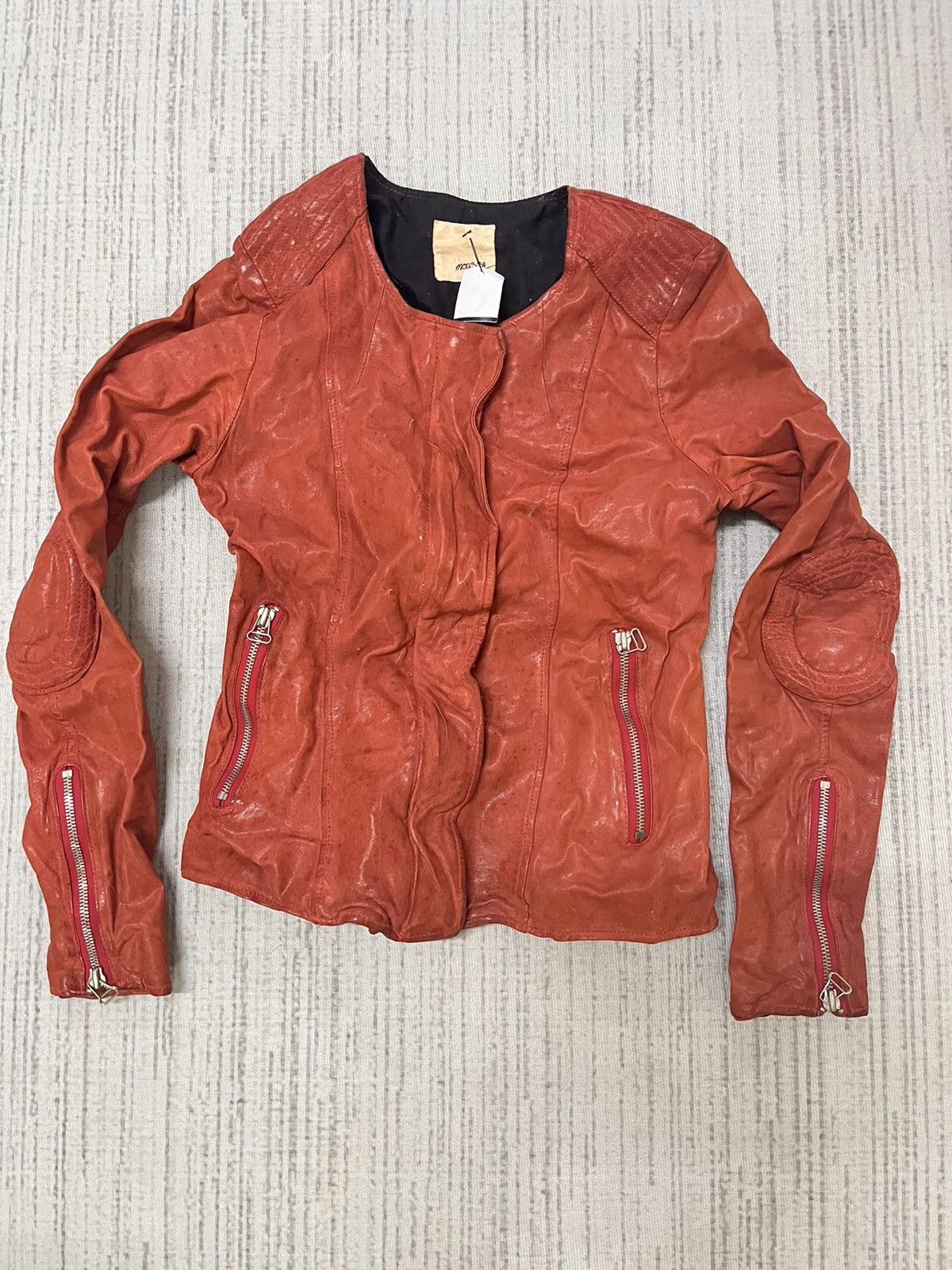 MOUSSY Mousy goat skin rider leather jacket Size ONE SIZE - 1 Thumbnail